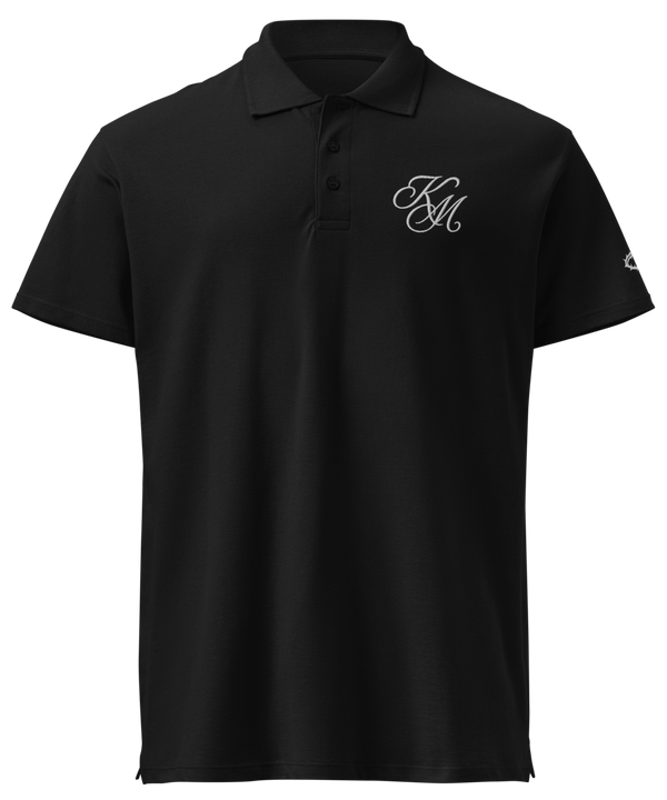 Kingdom Minded Signature Polo — Black — Front