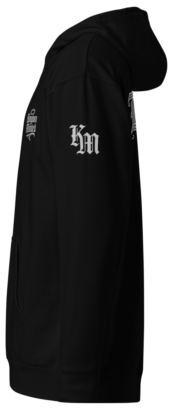 Redeemed Standard Pullover Hoodie — Black — Left