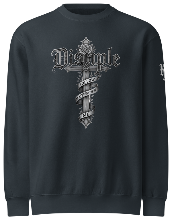 Disciple Sweatshirt — navy — Front