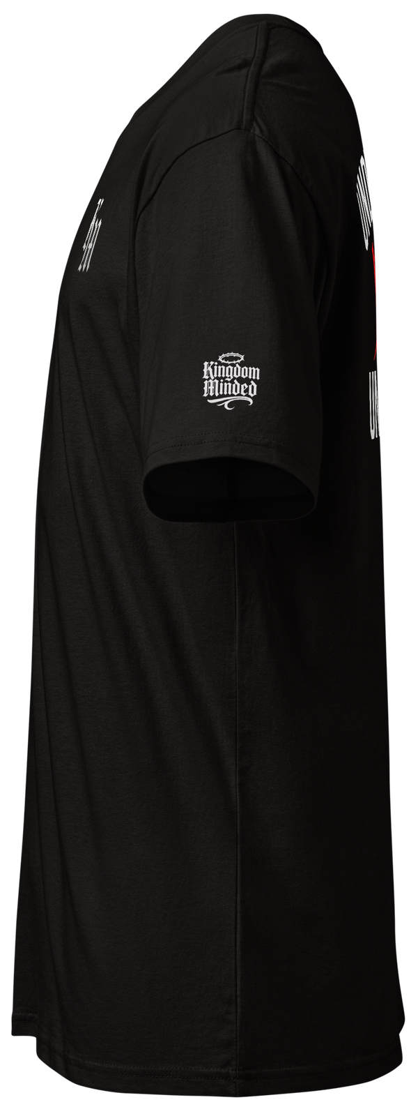 Undefeated. Undisputed. Premium Tee — Black — Left