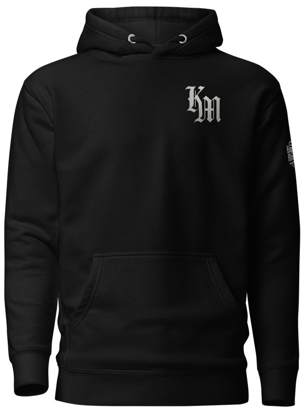 Favor Premium Pullover Hoodie — black — Front