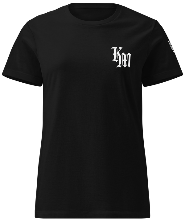 Adonai Premium Women's Tee — Black — Front