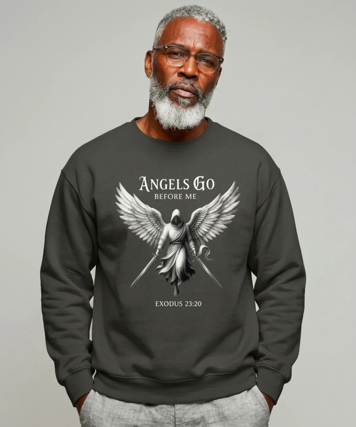 Angels Go Before Me worn
