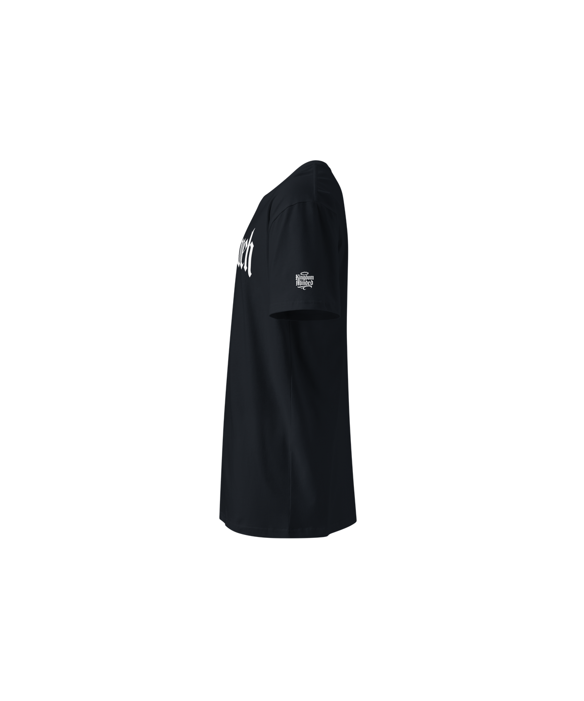 Yahweh Standard Tee — Classic Navy — Left