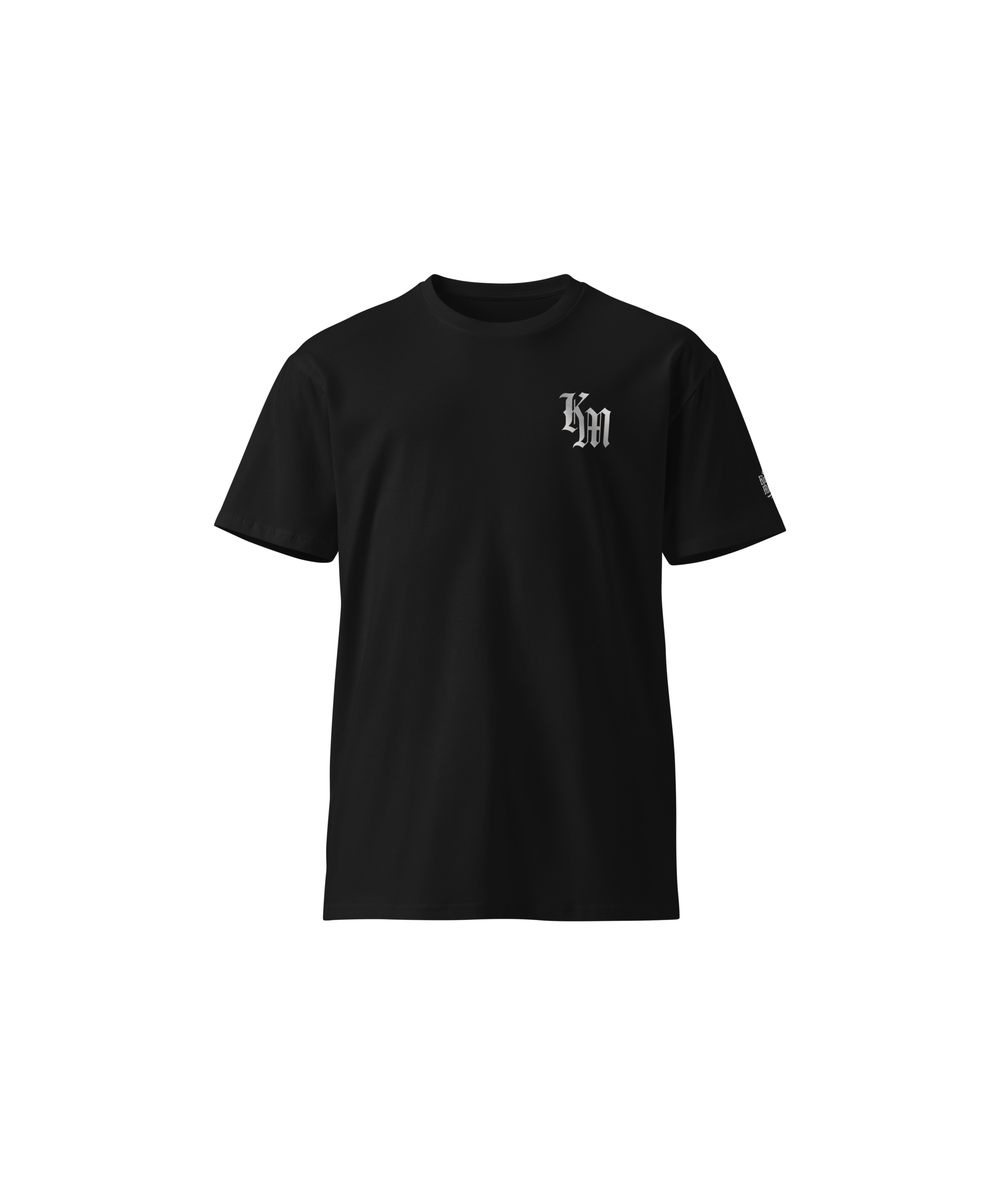 Alpha & Omega Premium Tee — Black — Front