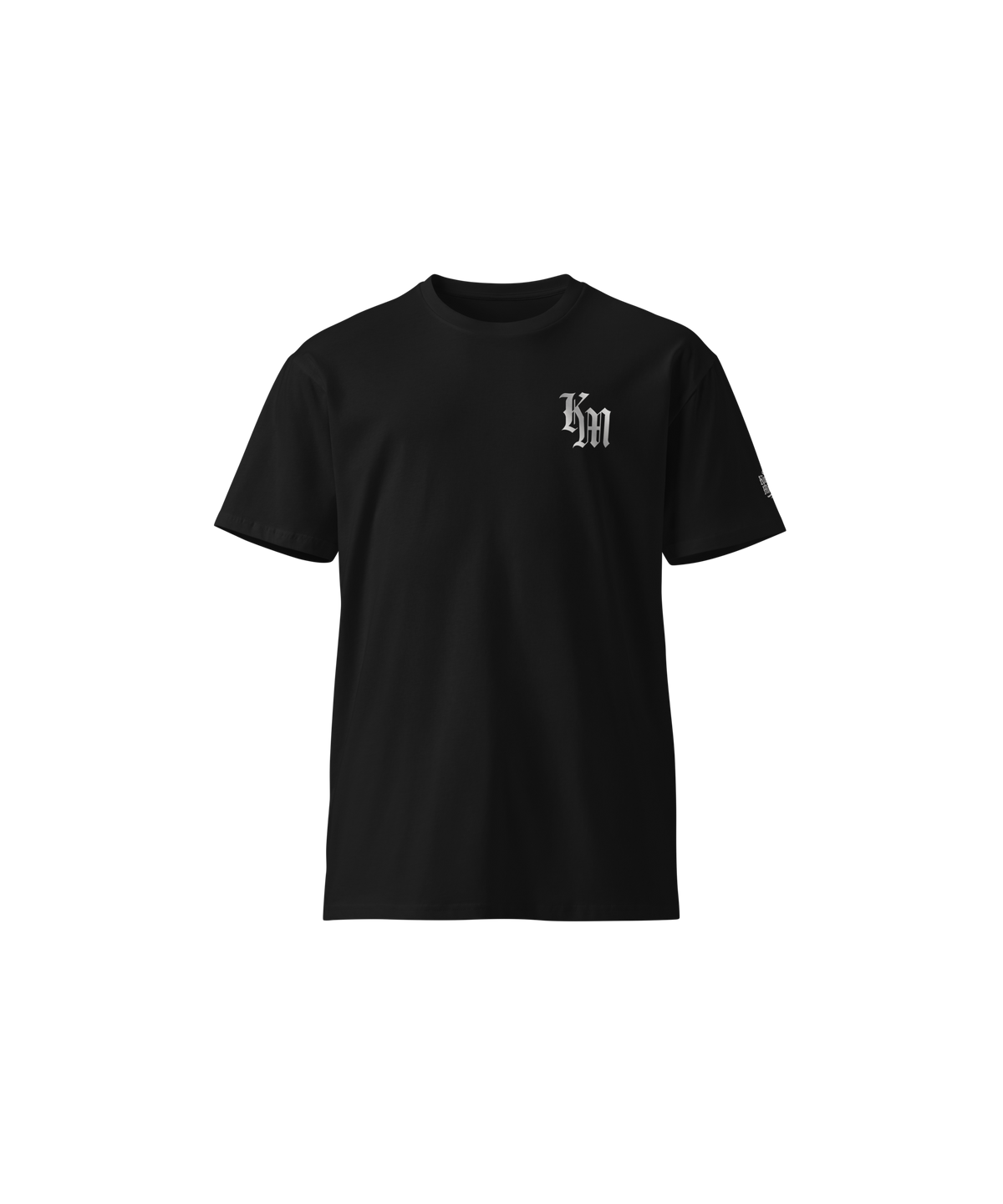 Alpha & Omega Premium Tee — Black — Front