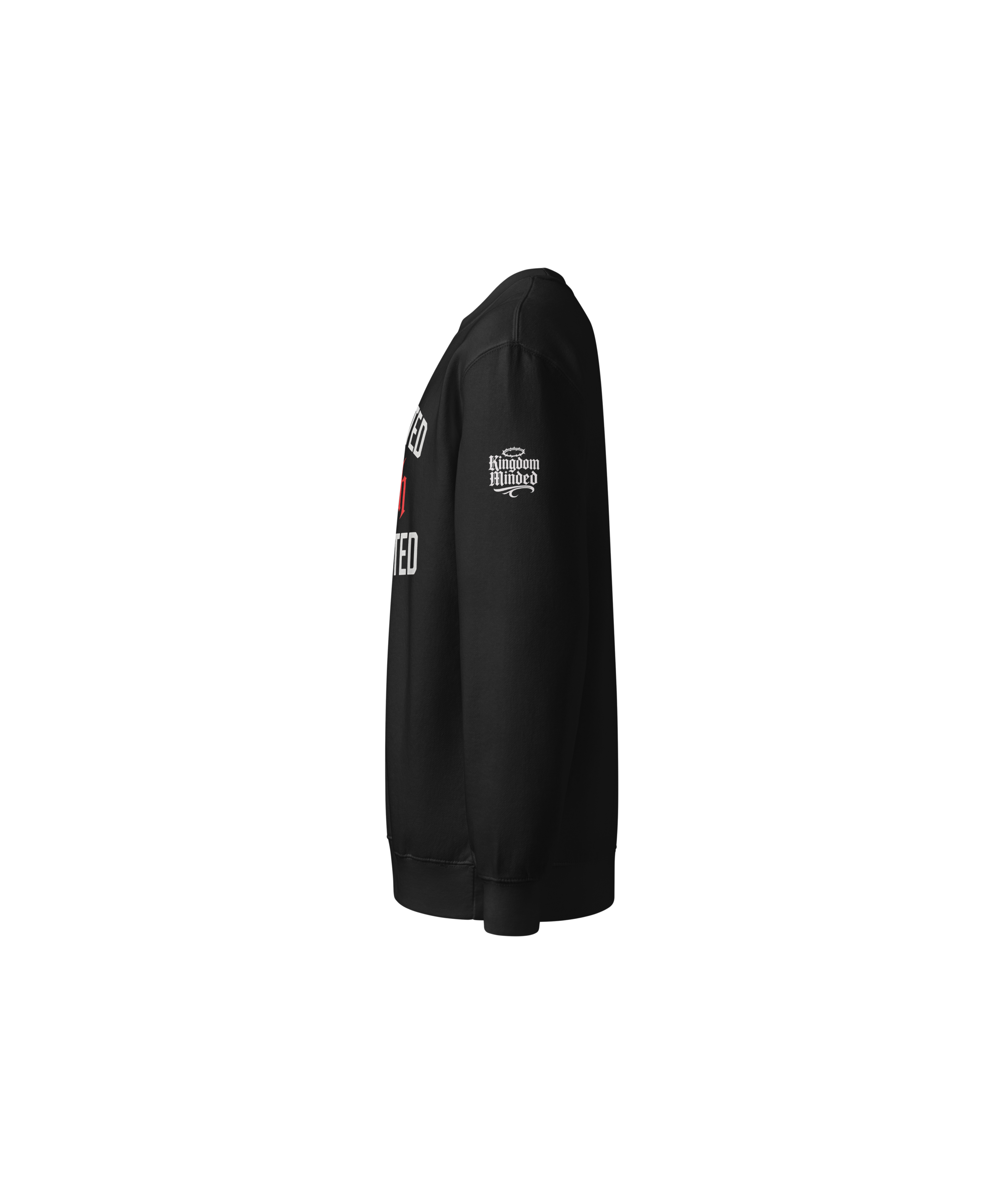 Undefeated. Undisputed. Standard Sweatshirt — Black — Left