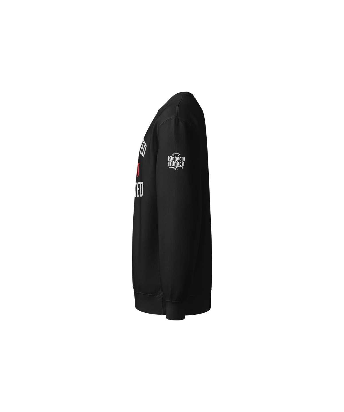 Undefeated. Undisputed. Standard Sweatshirt — Black — Left