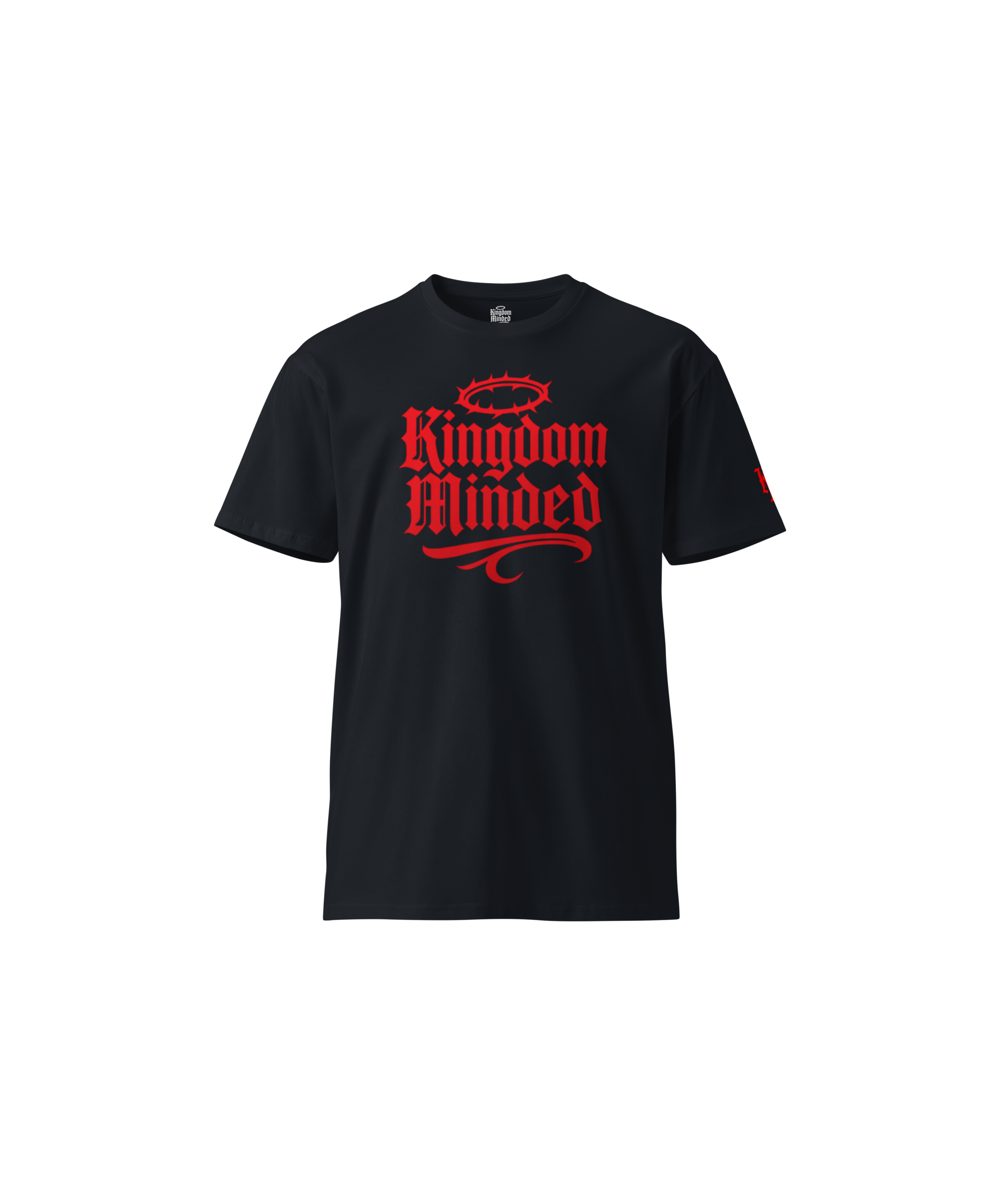 Kingdom Minded Standard Tee — Black — Front