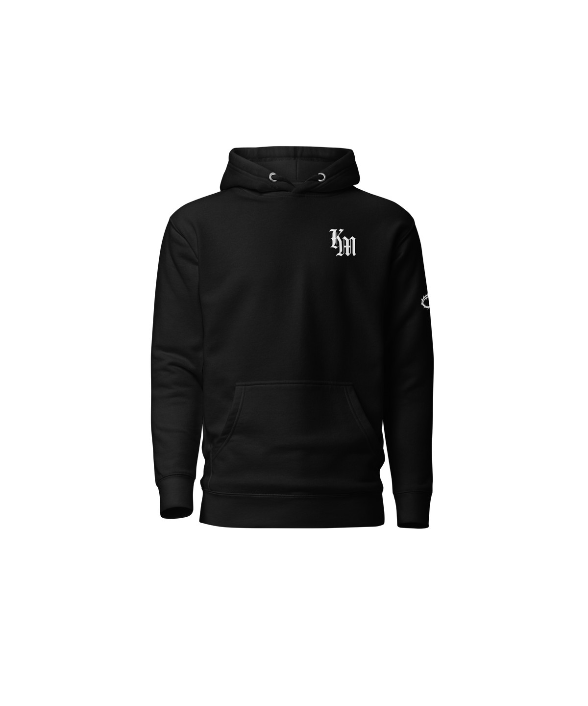 Kingdom Minded Premium Pullover Hoodie — Black — Front