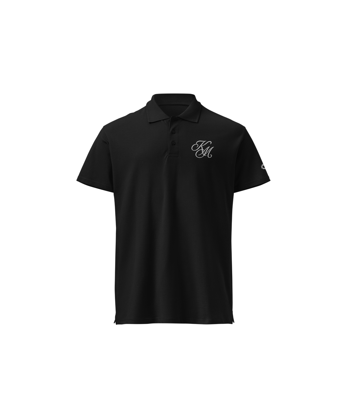 Kingdom Minded Signature Polo — Black — Front