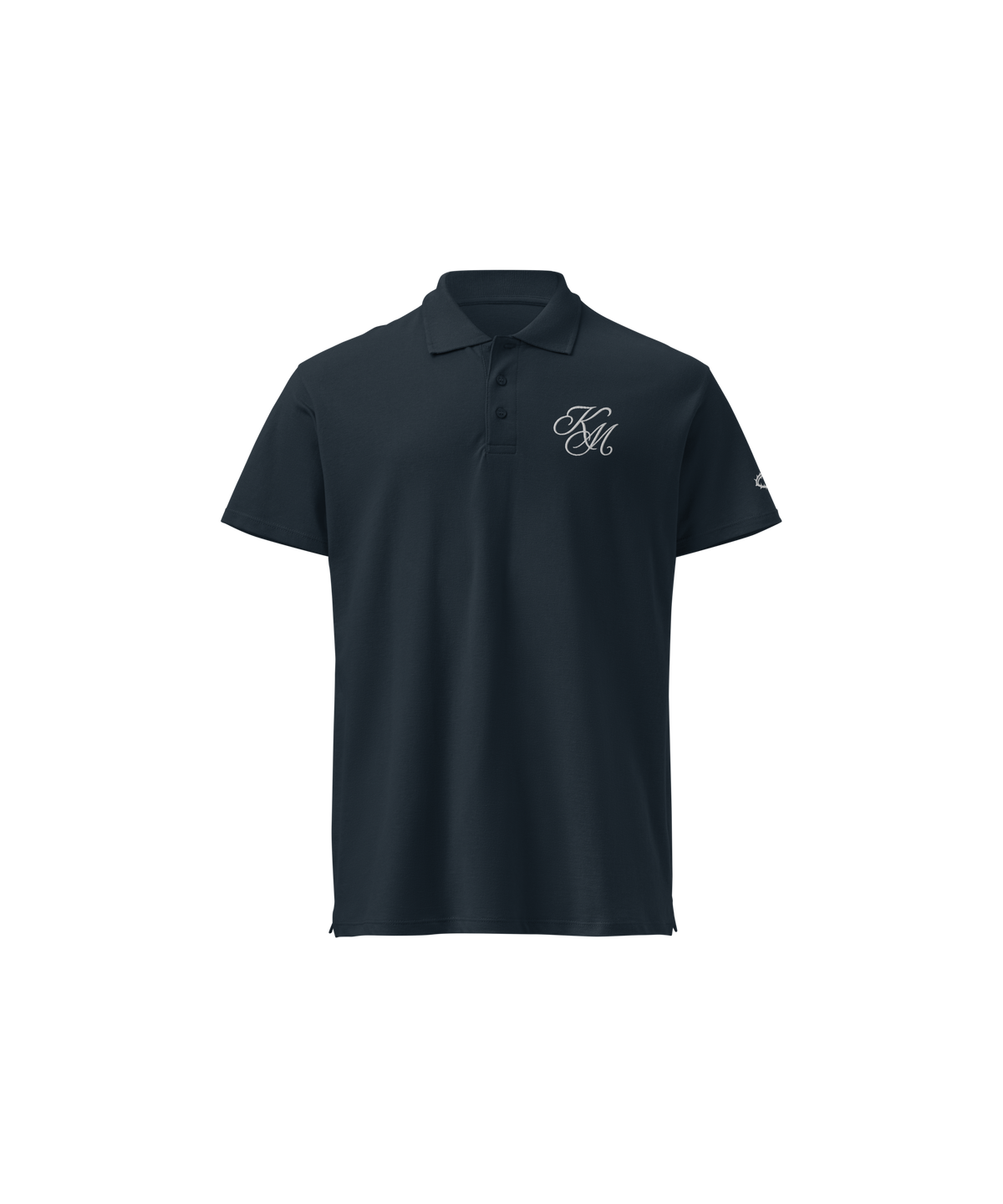 Kingdom Minded Signature Polo — Navy — Front