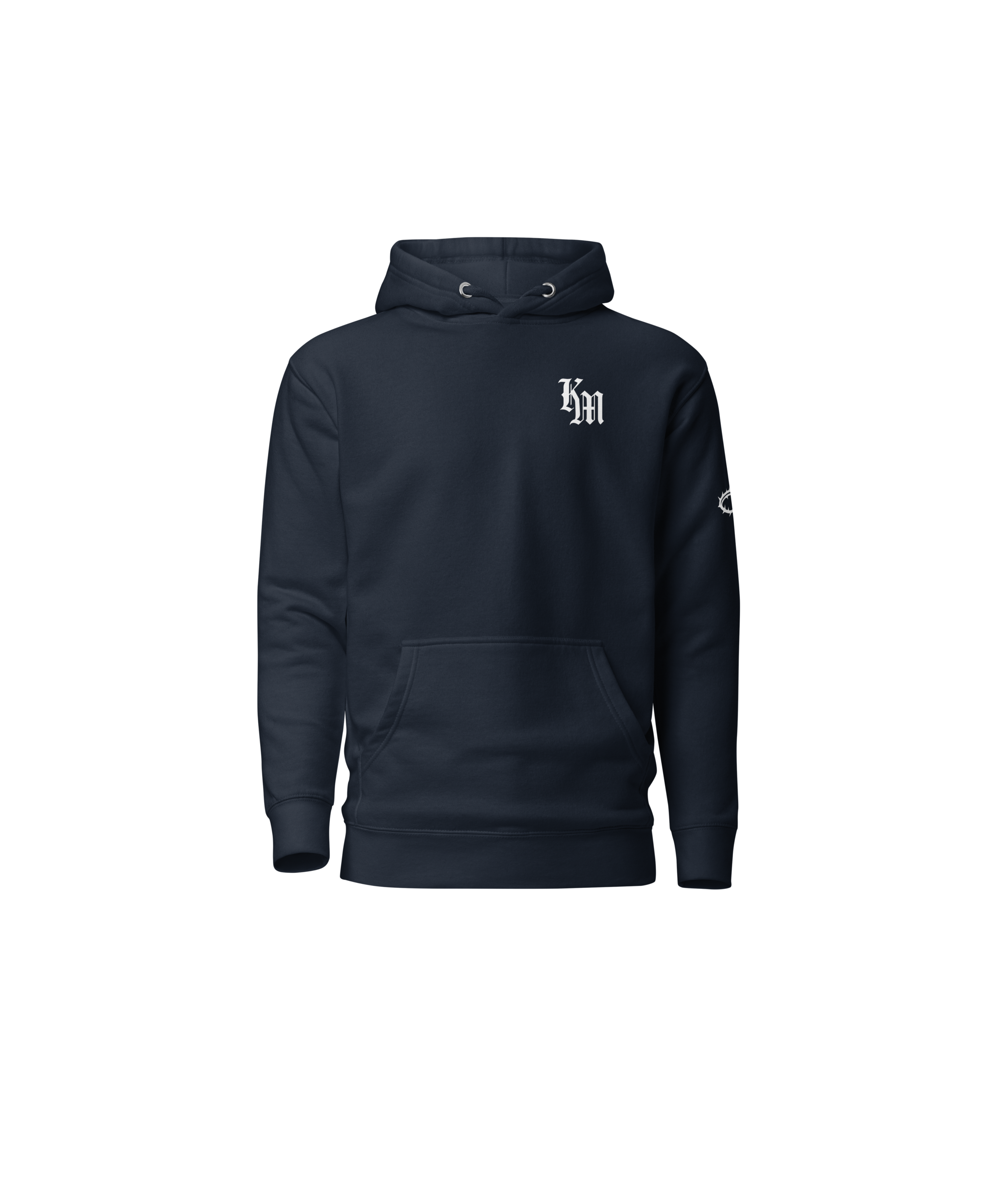 Kingdom Minded Premium Pullover Hoodie — Classic Navy — Front