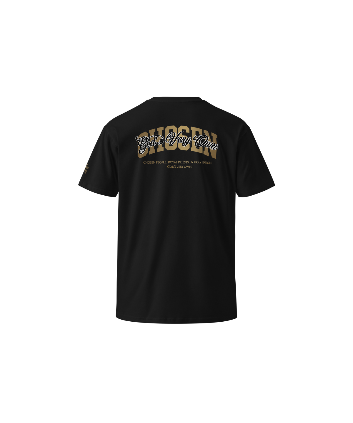 Chosen Premium Tee — Black — Back
