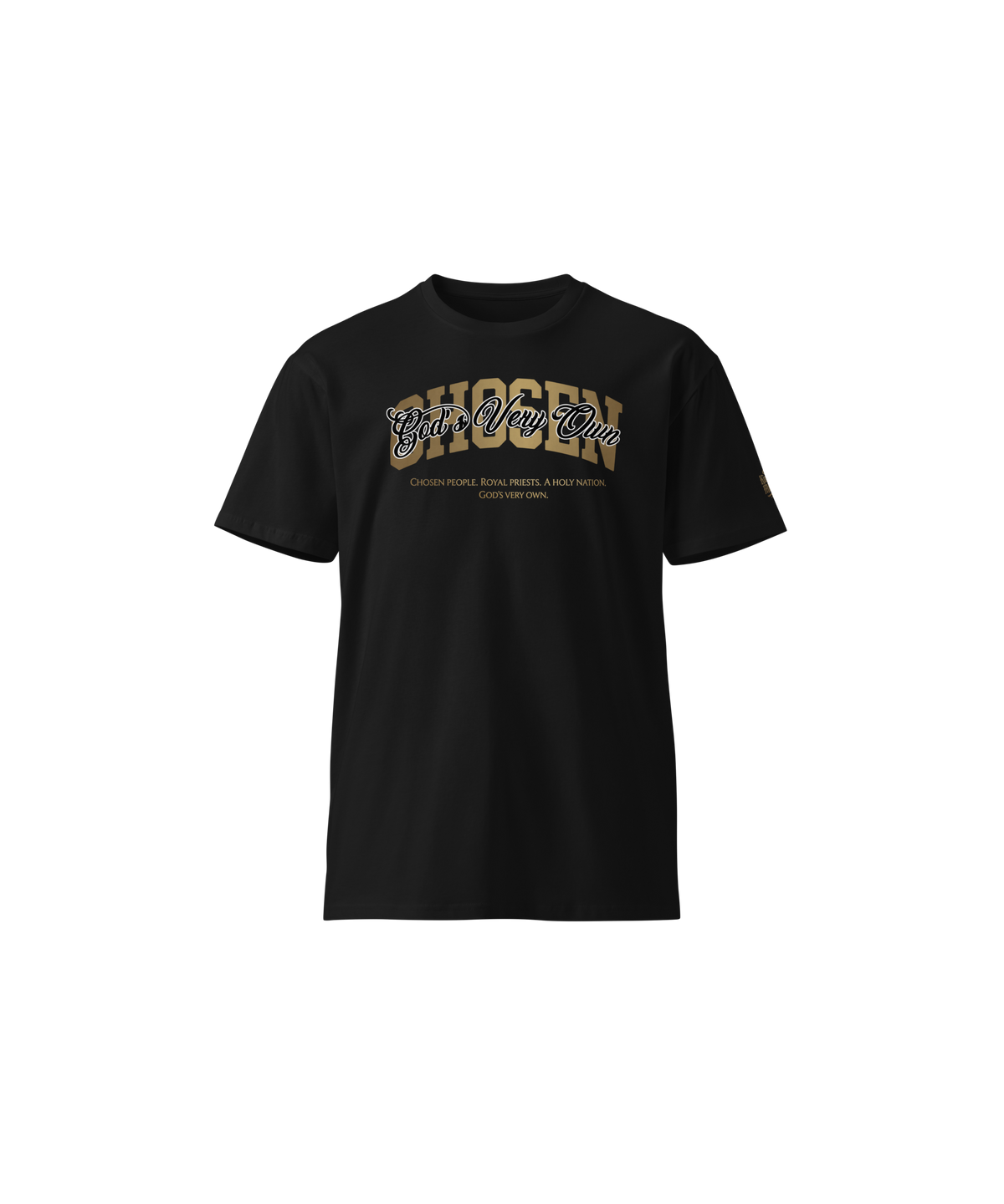 Chosen Standard Tee — Black — Front
