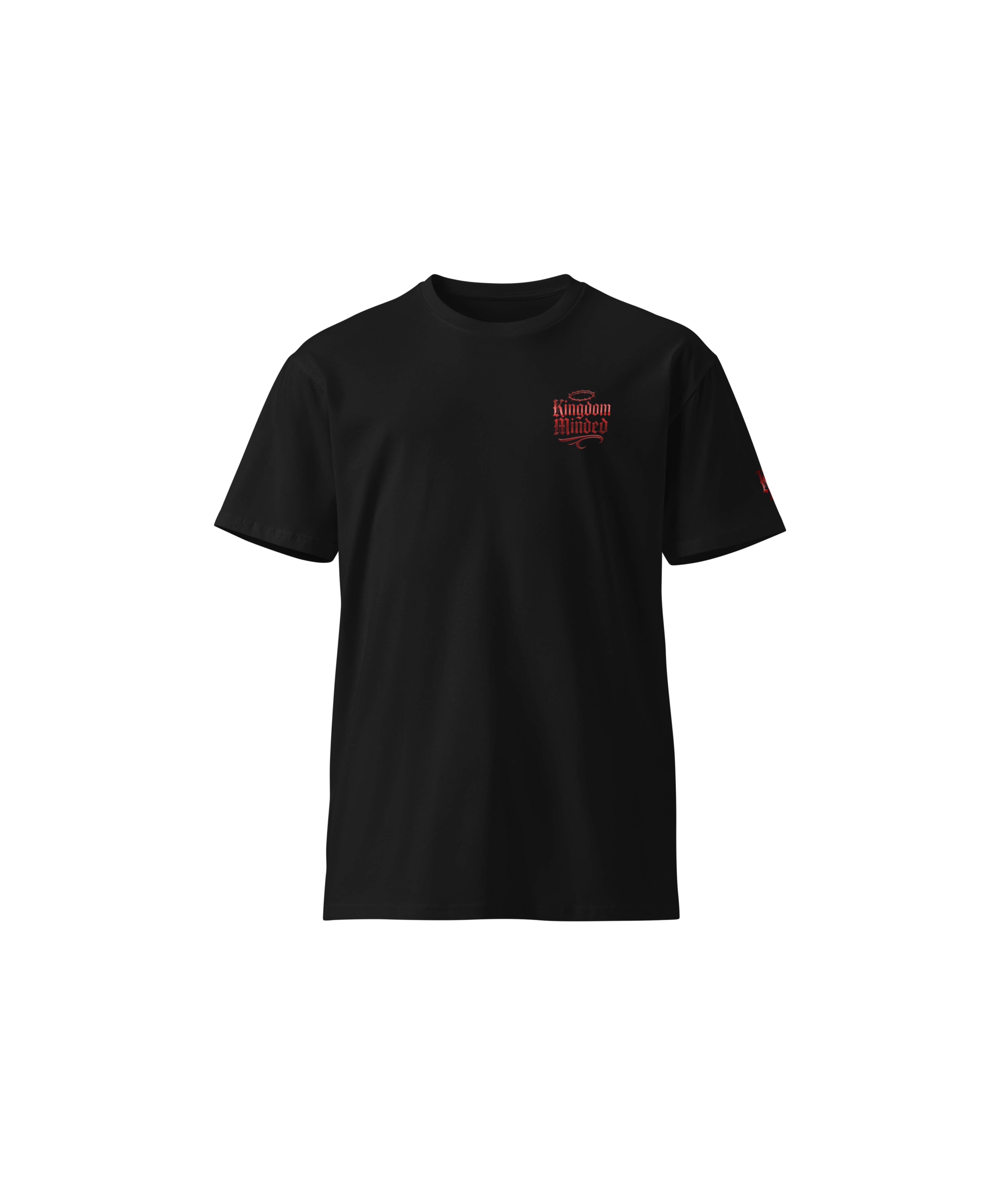Redeemed Premium Tee — Black — Front