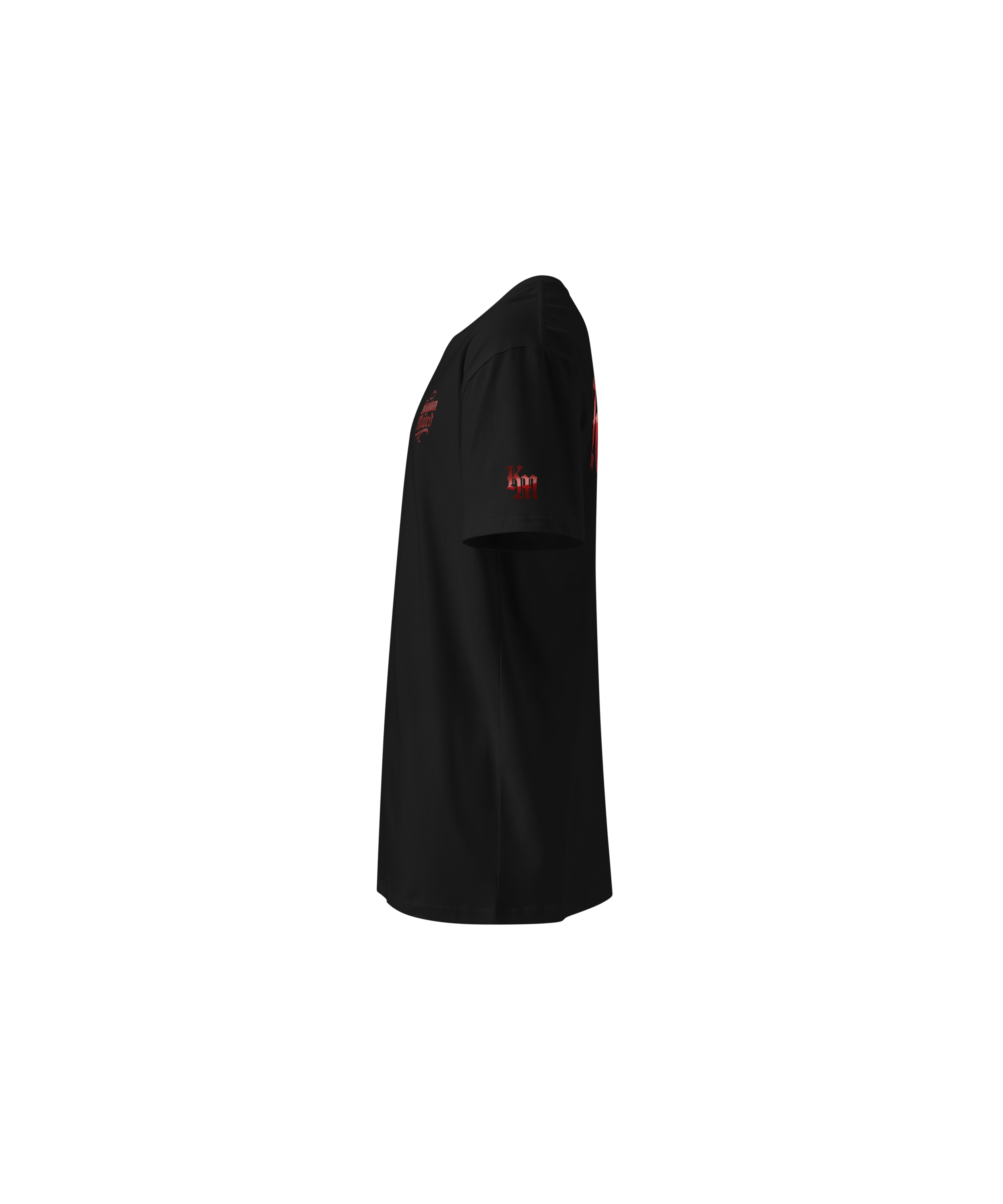 Redeemed Premium Tee — Black — Left