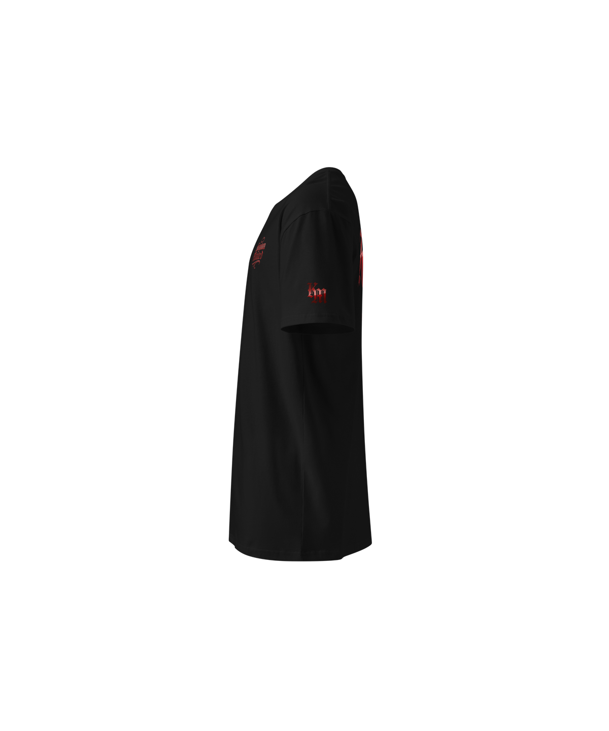 Redeemed Premium Tee — Black — Left
