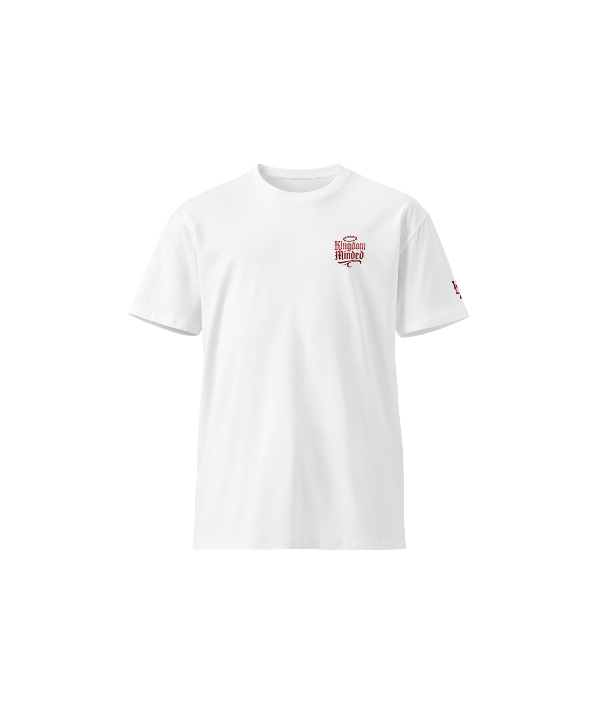 Redeemed Premium Tee — White — Front