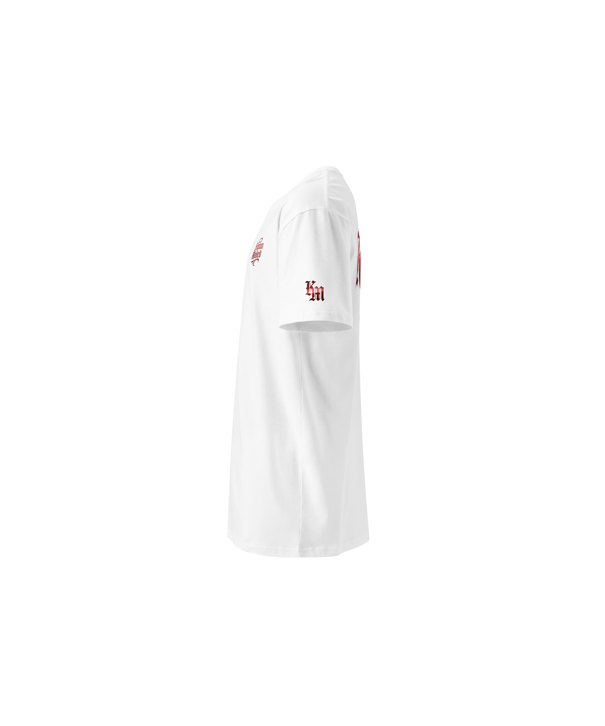 Redeemed Premium Tee — White — Left