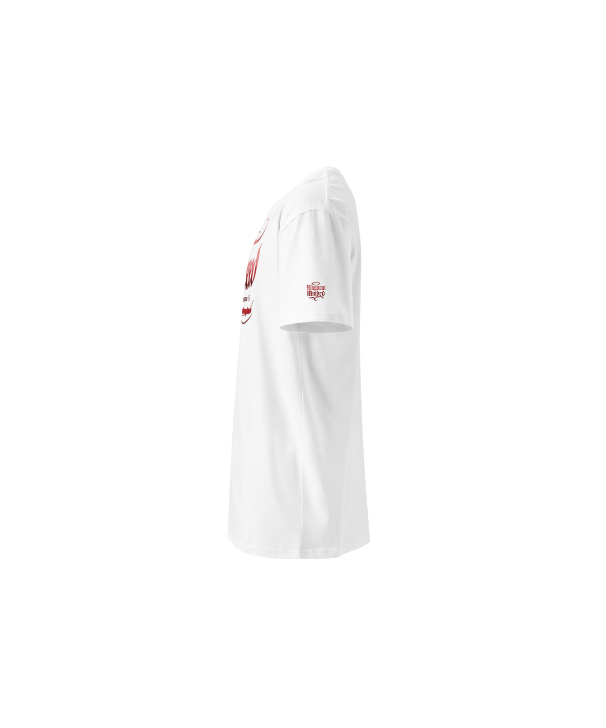 Redeemed Standard Tee — White — Left