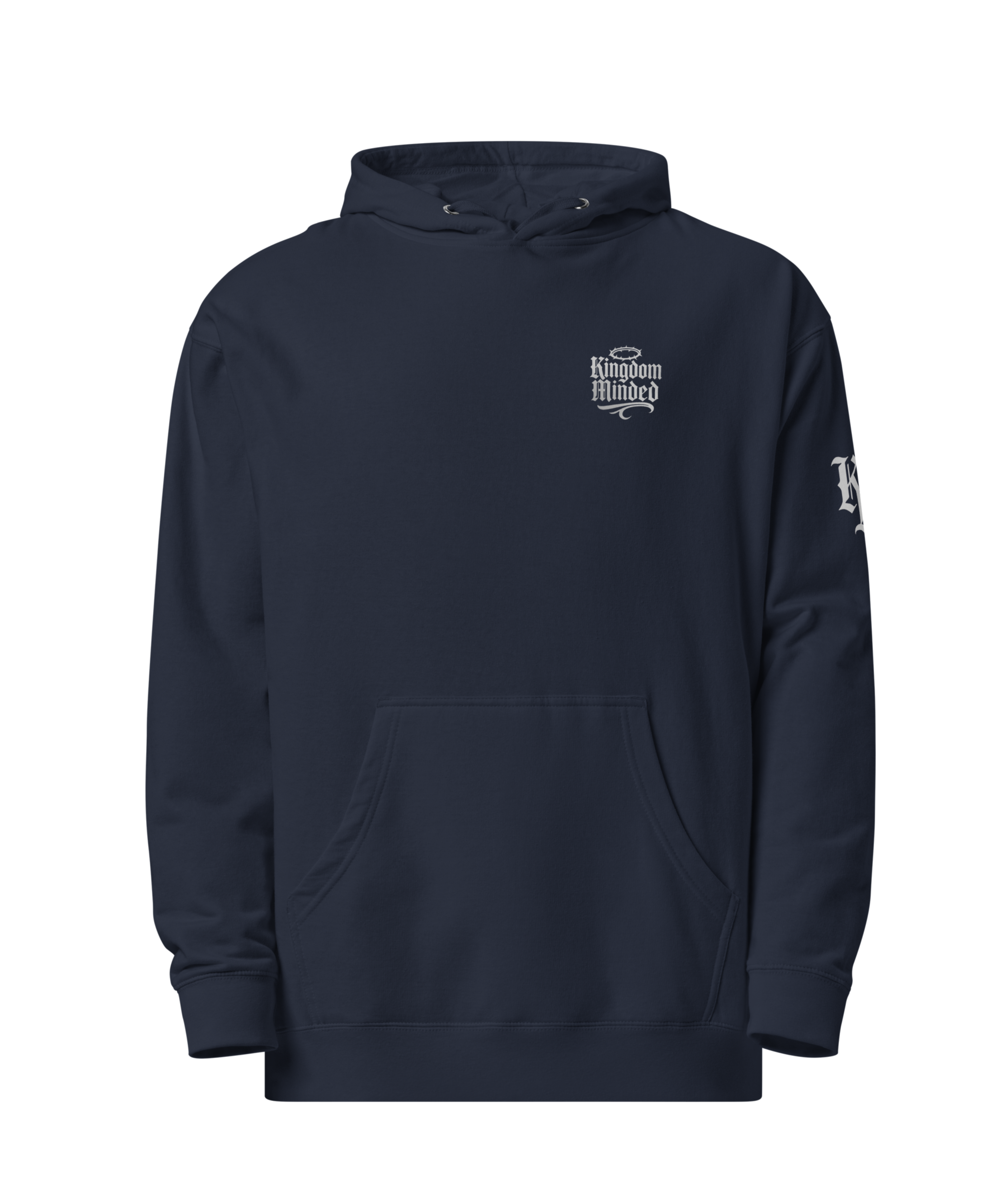 Disciple Premium Pullover Hoodie — Classic Navy — Front
