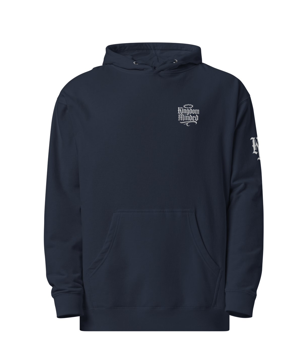 Disciple Premium Pullover Hoodie — Classic Navy — Front