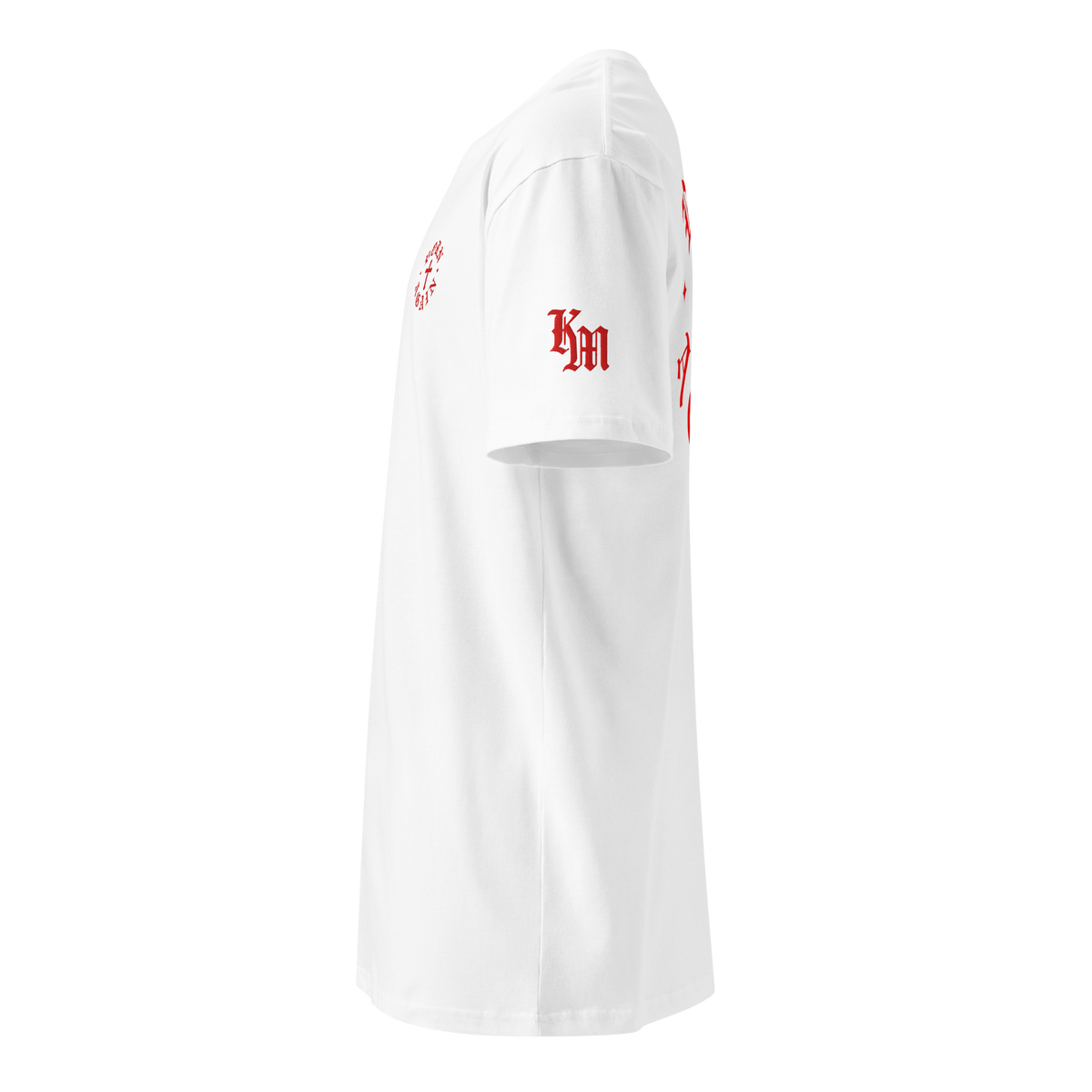 Born Again Premium Tee — White — Left