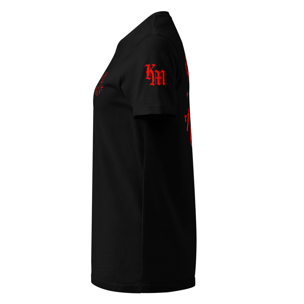 Born Again Premium Women's Tee — Black — Left