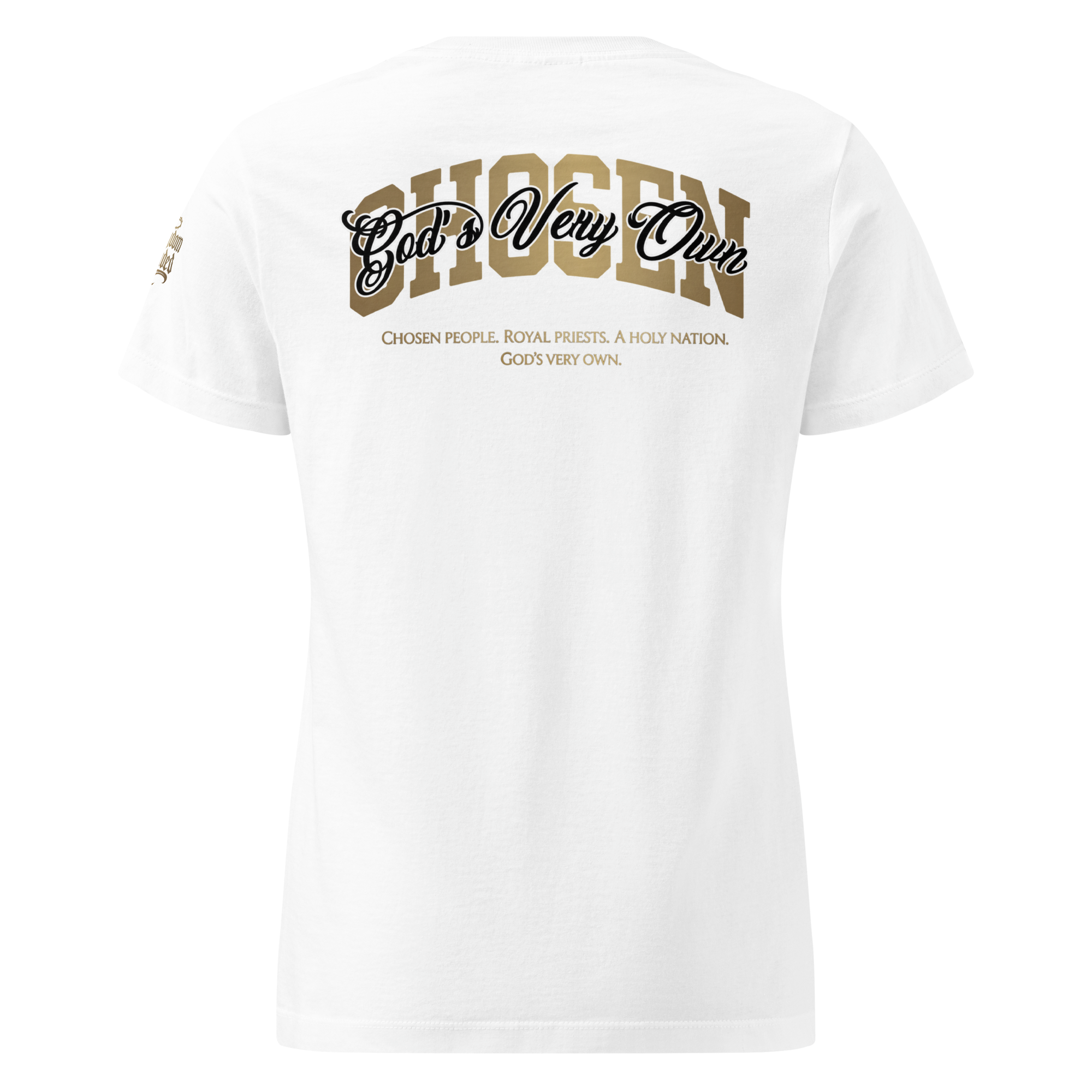 Chosen Premium Women's Tee — White — Back