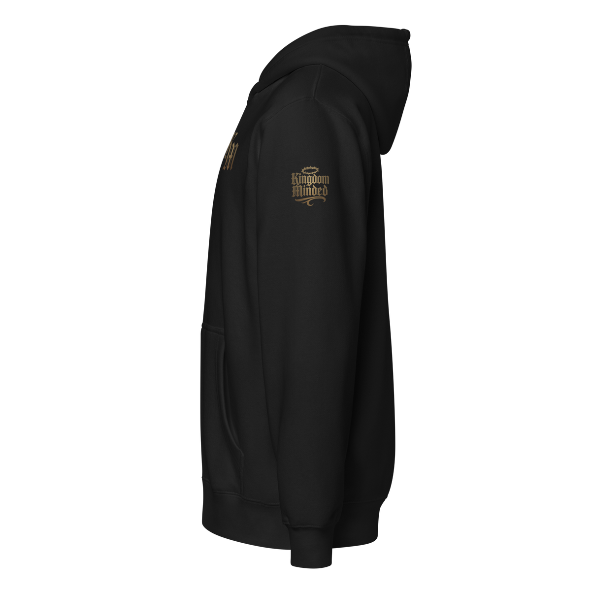 Chosen Premium Zip Hoodie — black — Left