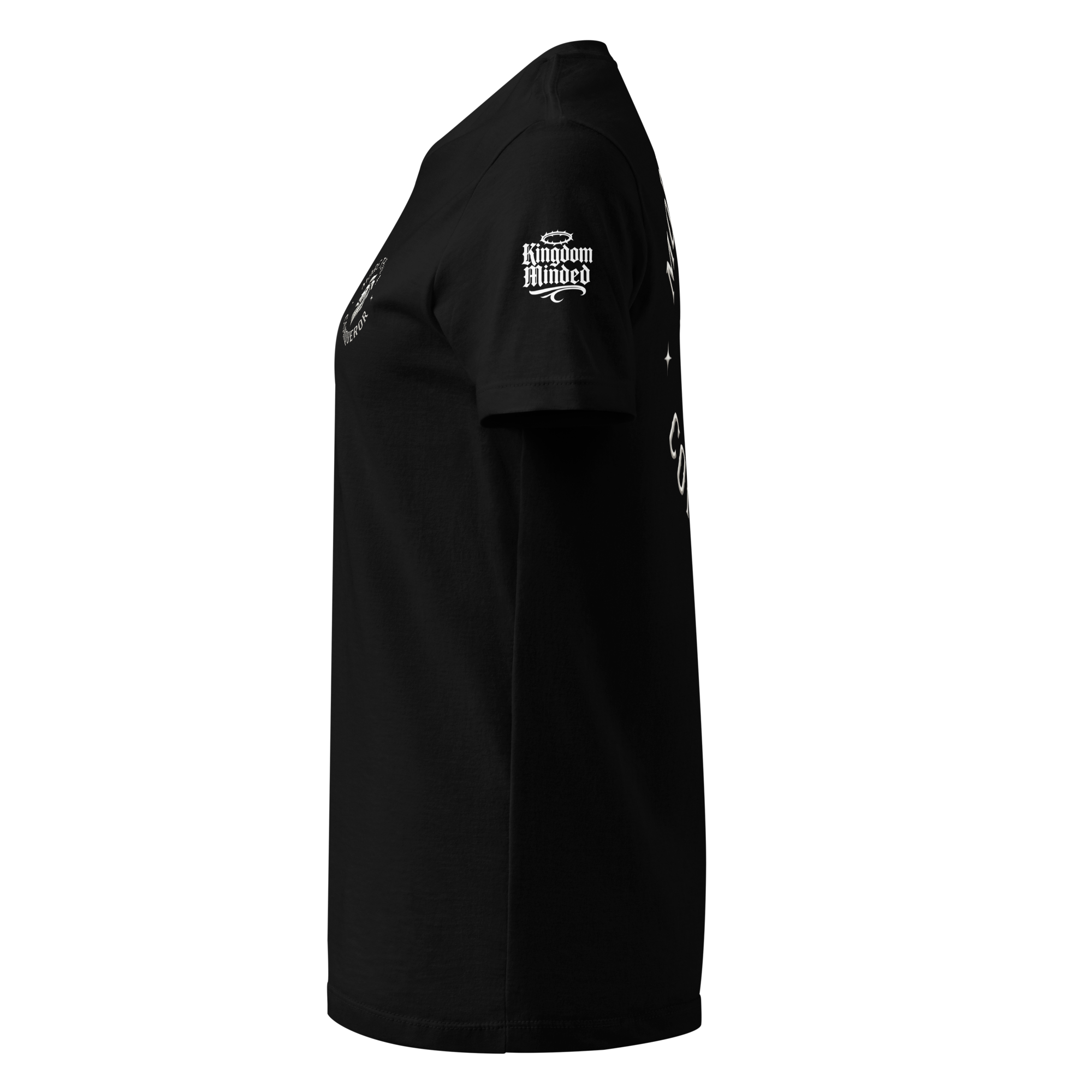 Conqueror Premium Women's Tee — Black — Left