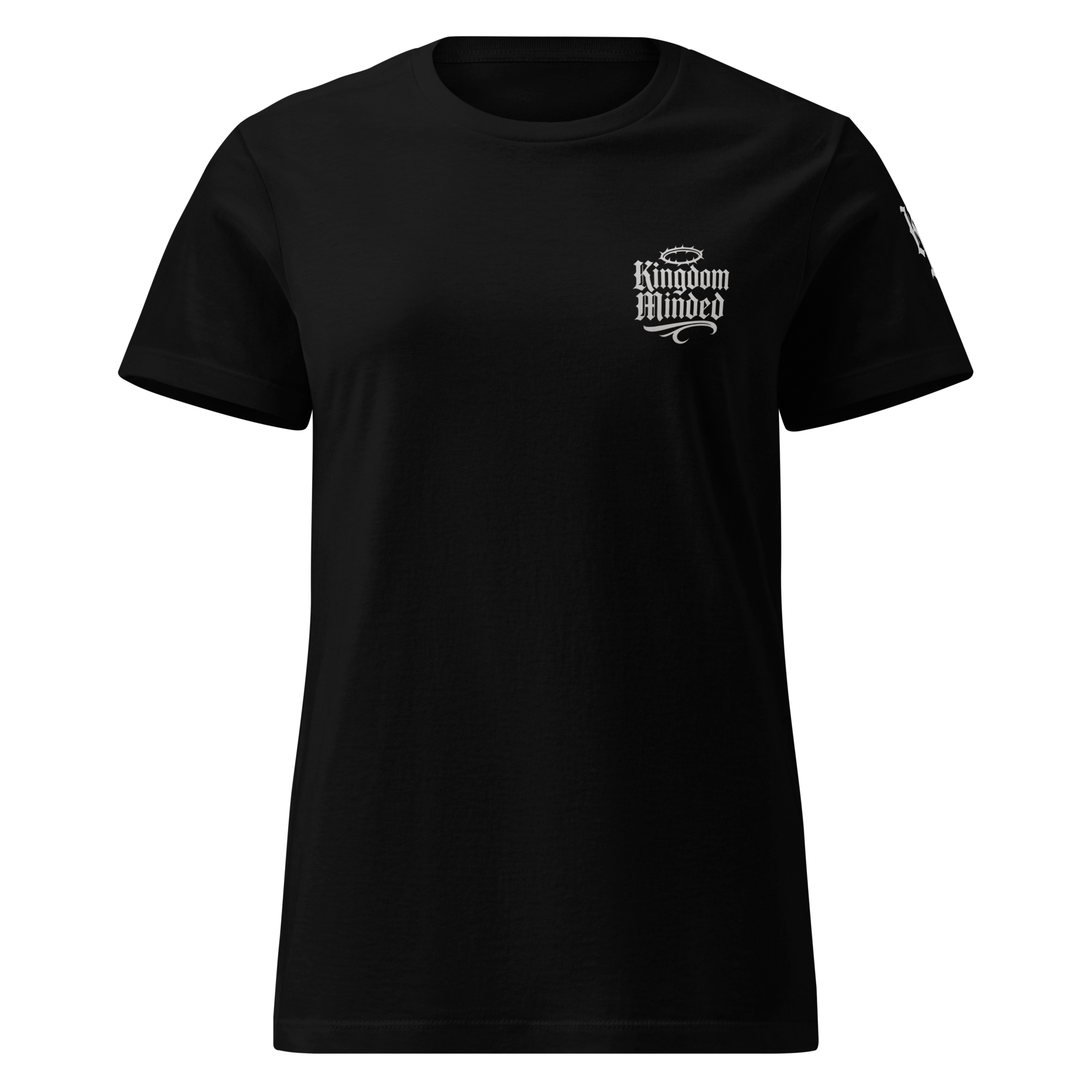 Disciple Premium Women's Tee — Black — Front