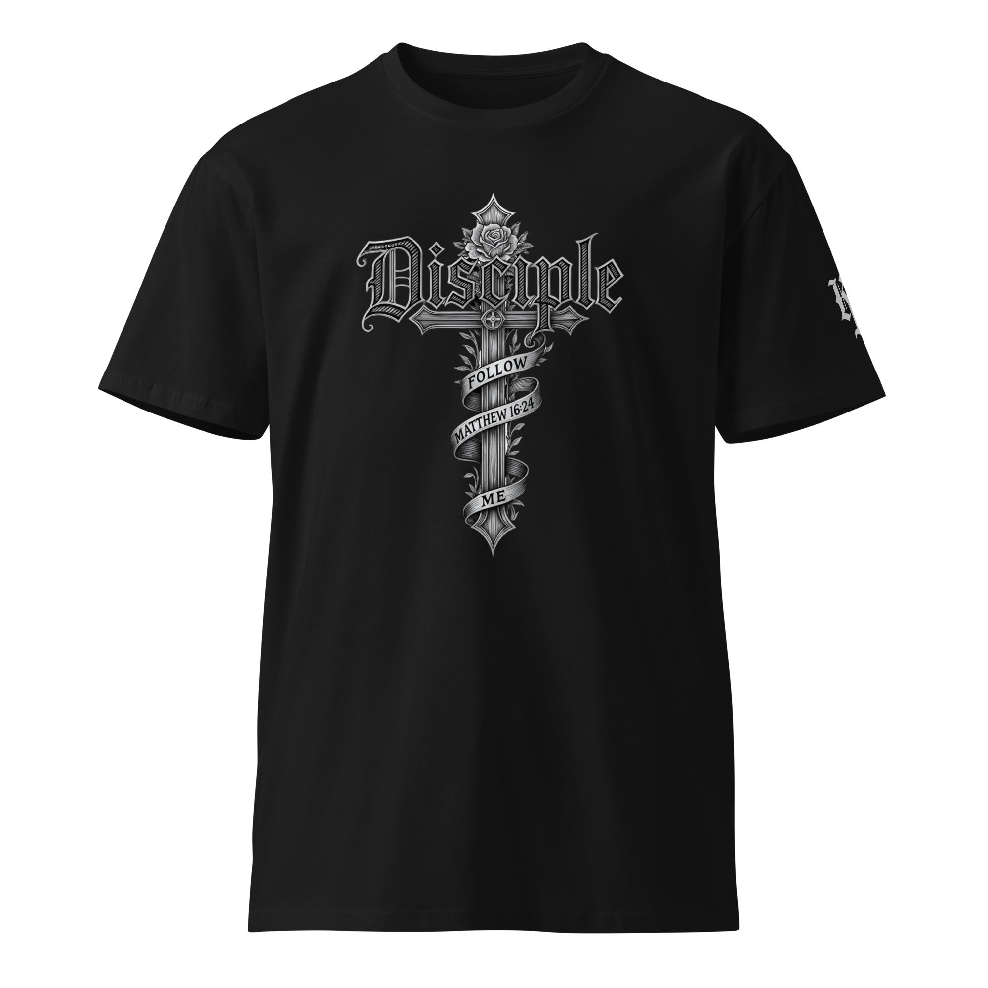 Disciple Tee — Black — Front