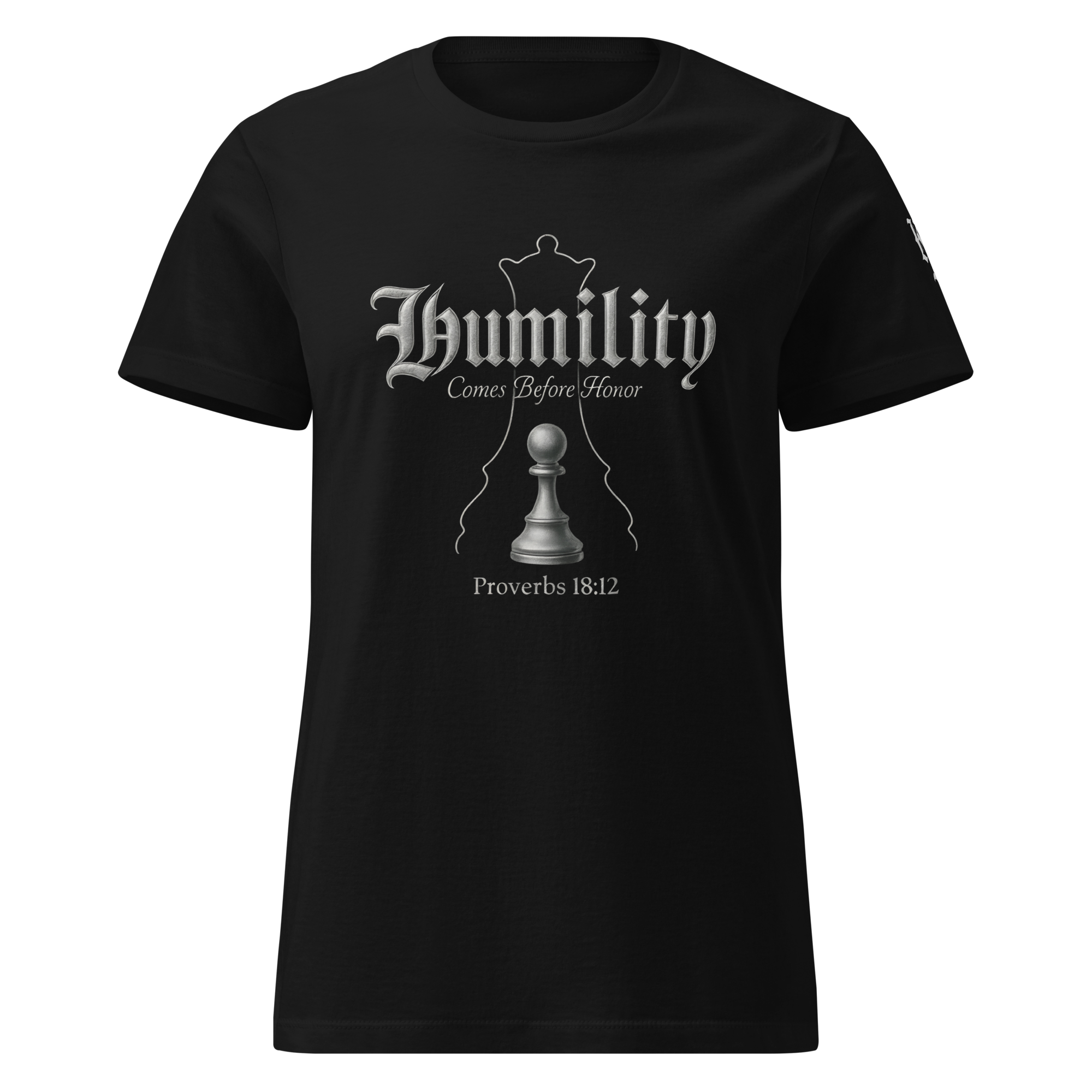 Humility Women's Tee — Black — Front
