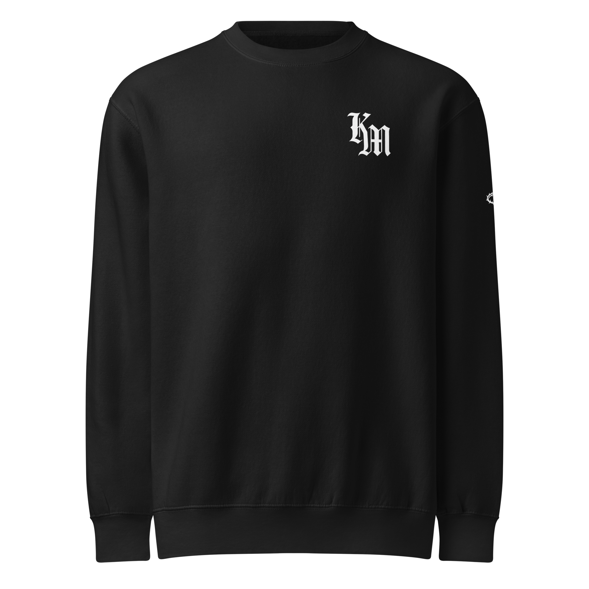 Kingdom Minded Premium Sweatshirt — black — Front