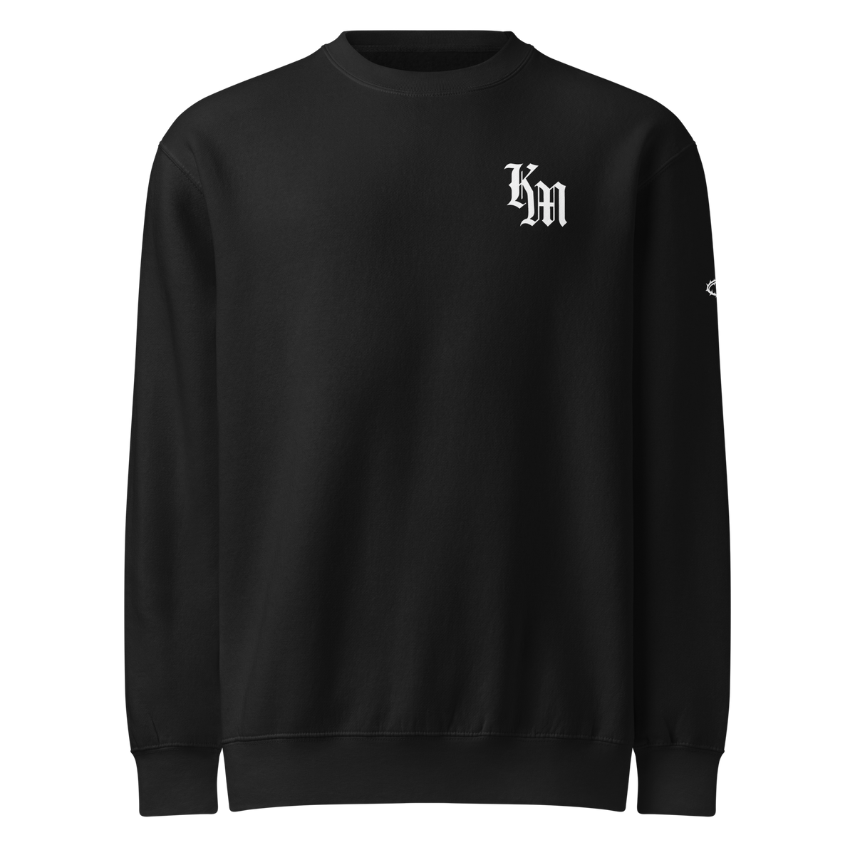 Kingdom Minded Premium Sweatshirt — black — Front