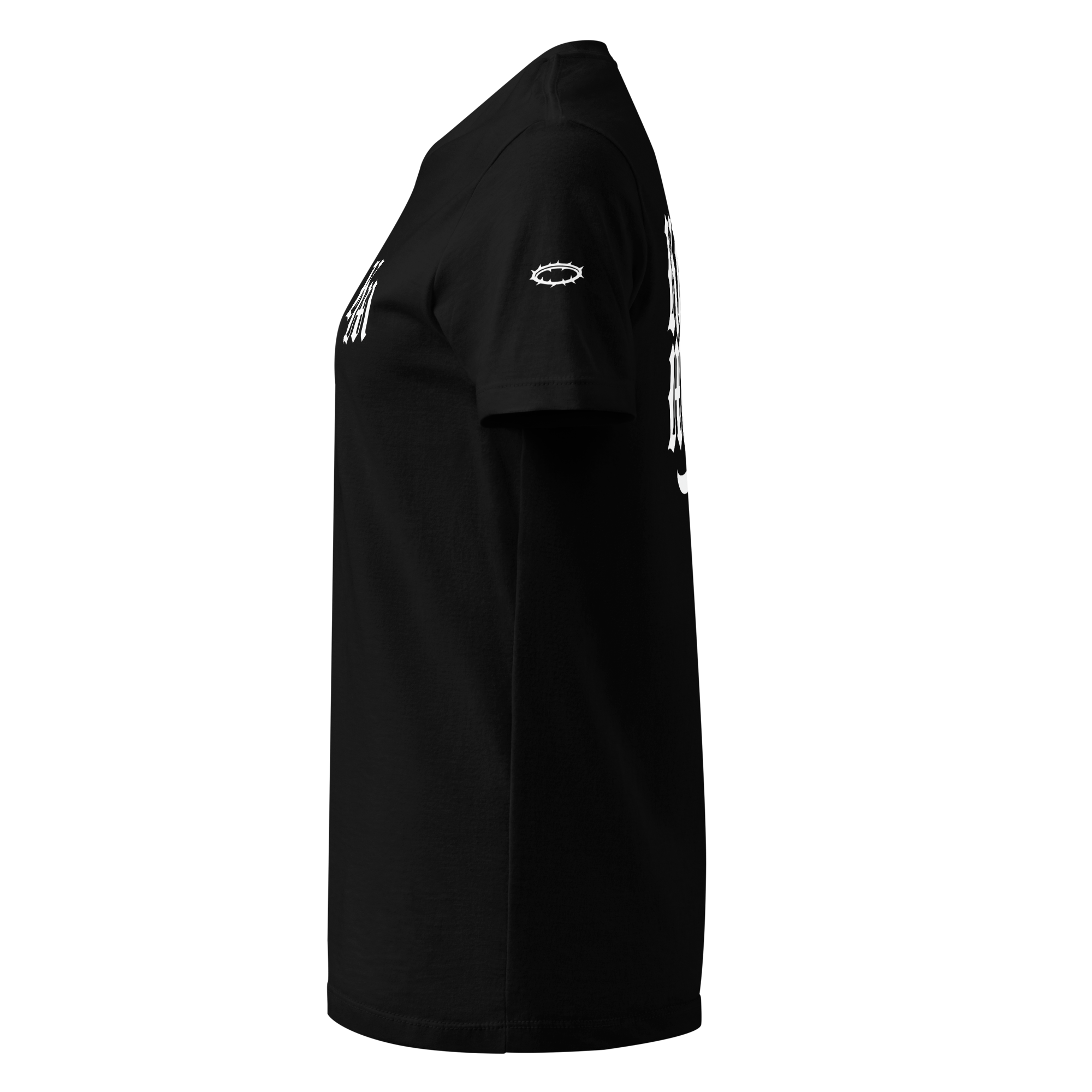 Kingdom Minded Premium Women's Tee — Black — Left