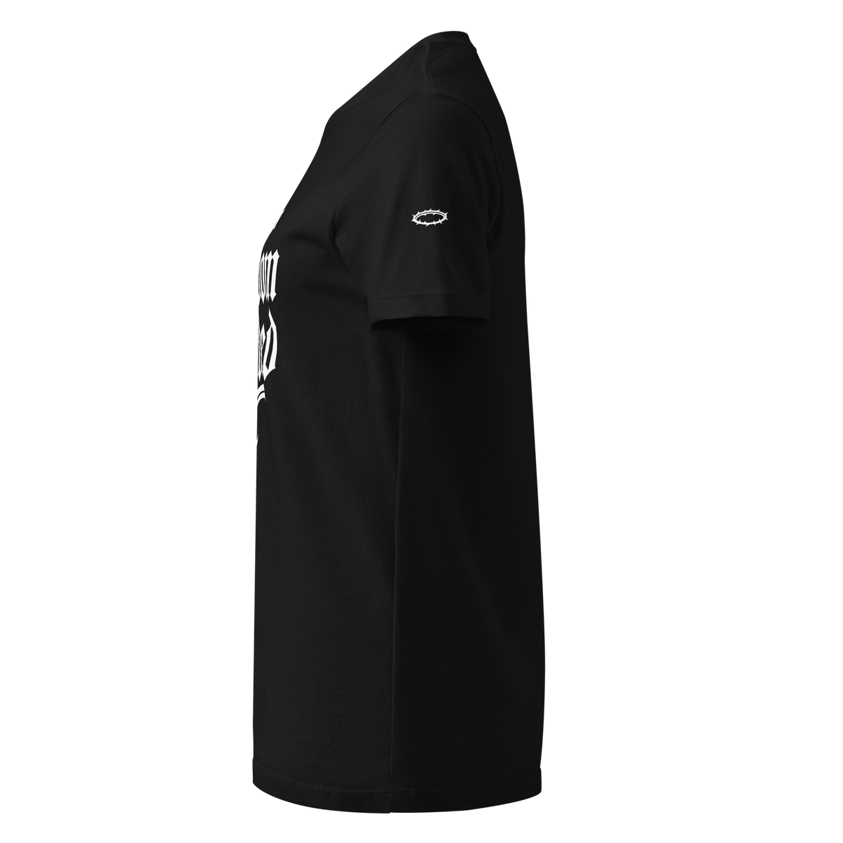 Kingdom Minded Women's Tee — Black — Left