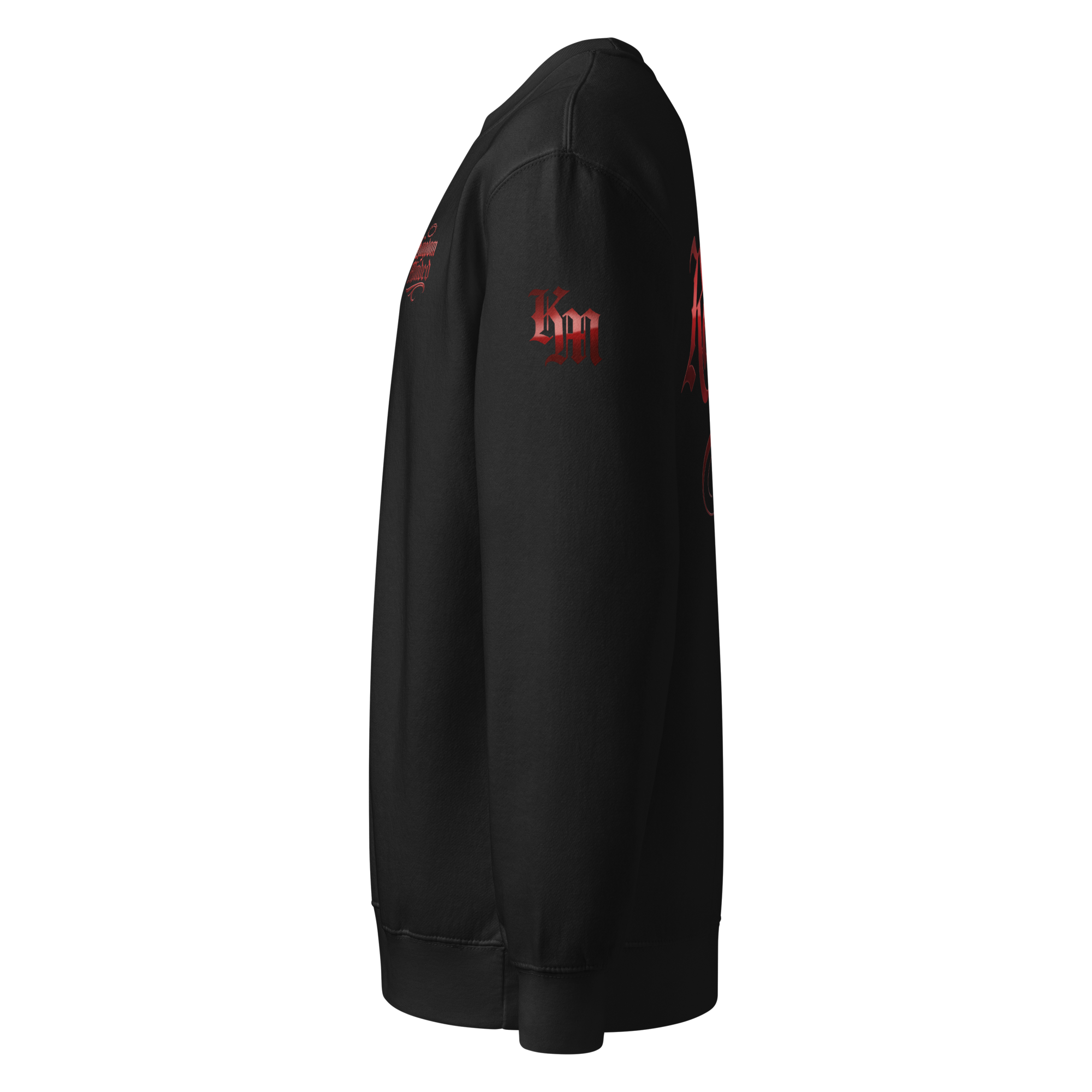 Redeemed Premium Sweatshirt — black — Left
