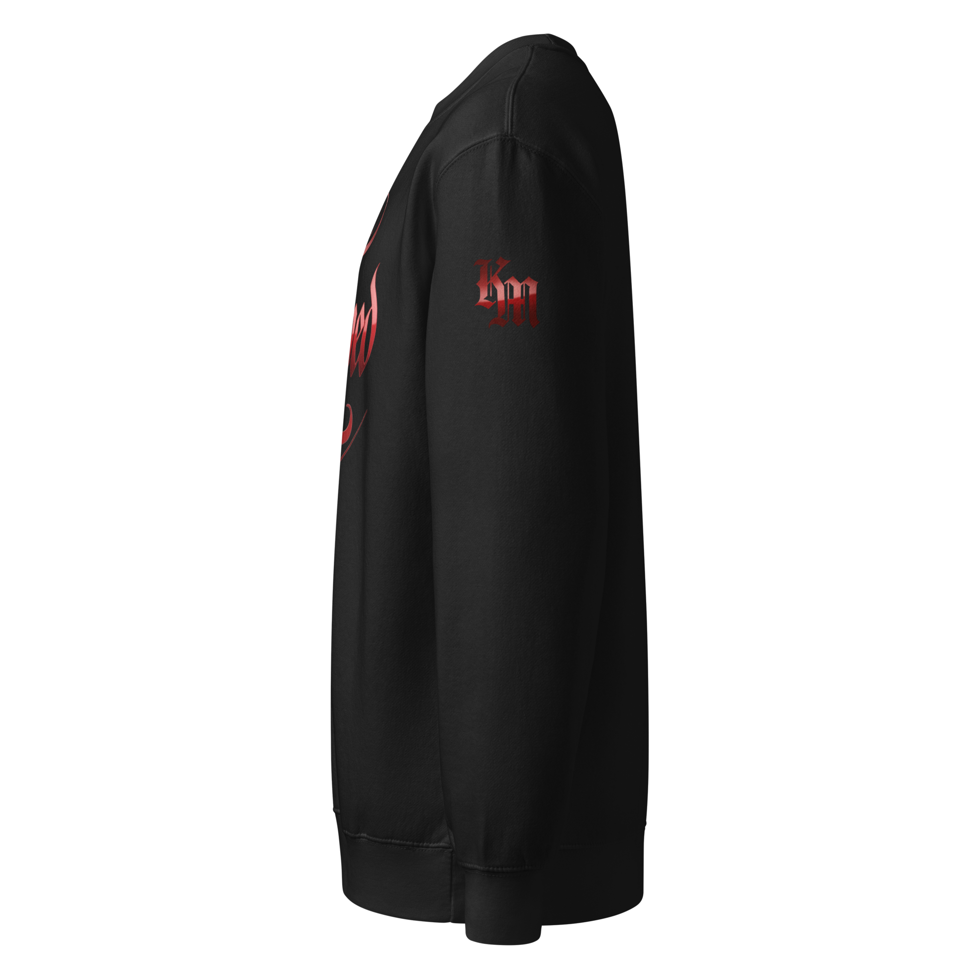 Redeemed Sweatshirt — black — Left