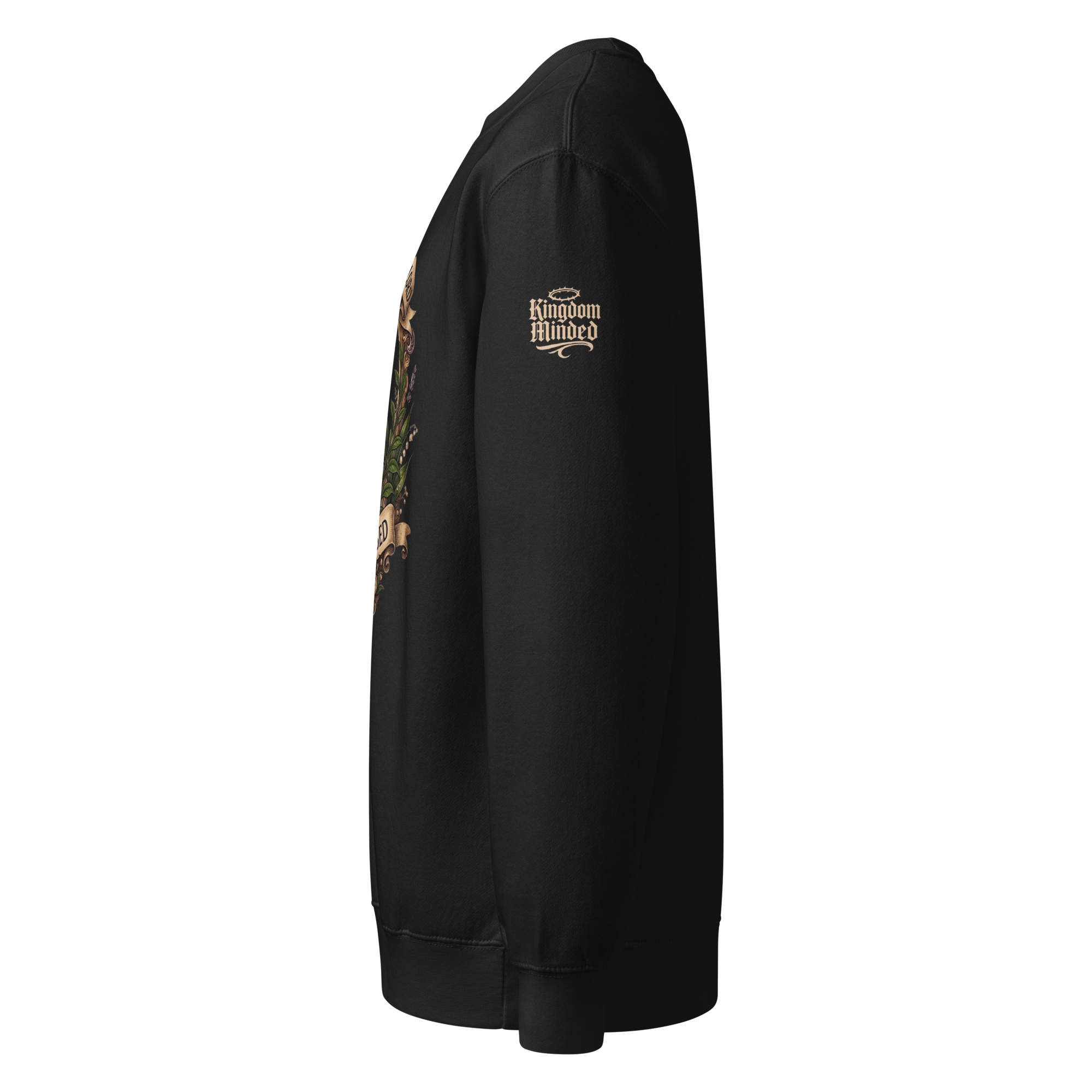 Shall Be Praised Sweatshirt — black — Left