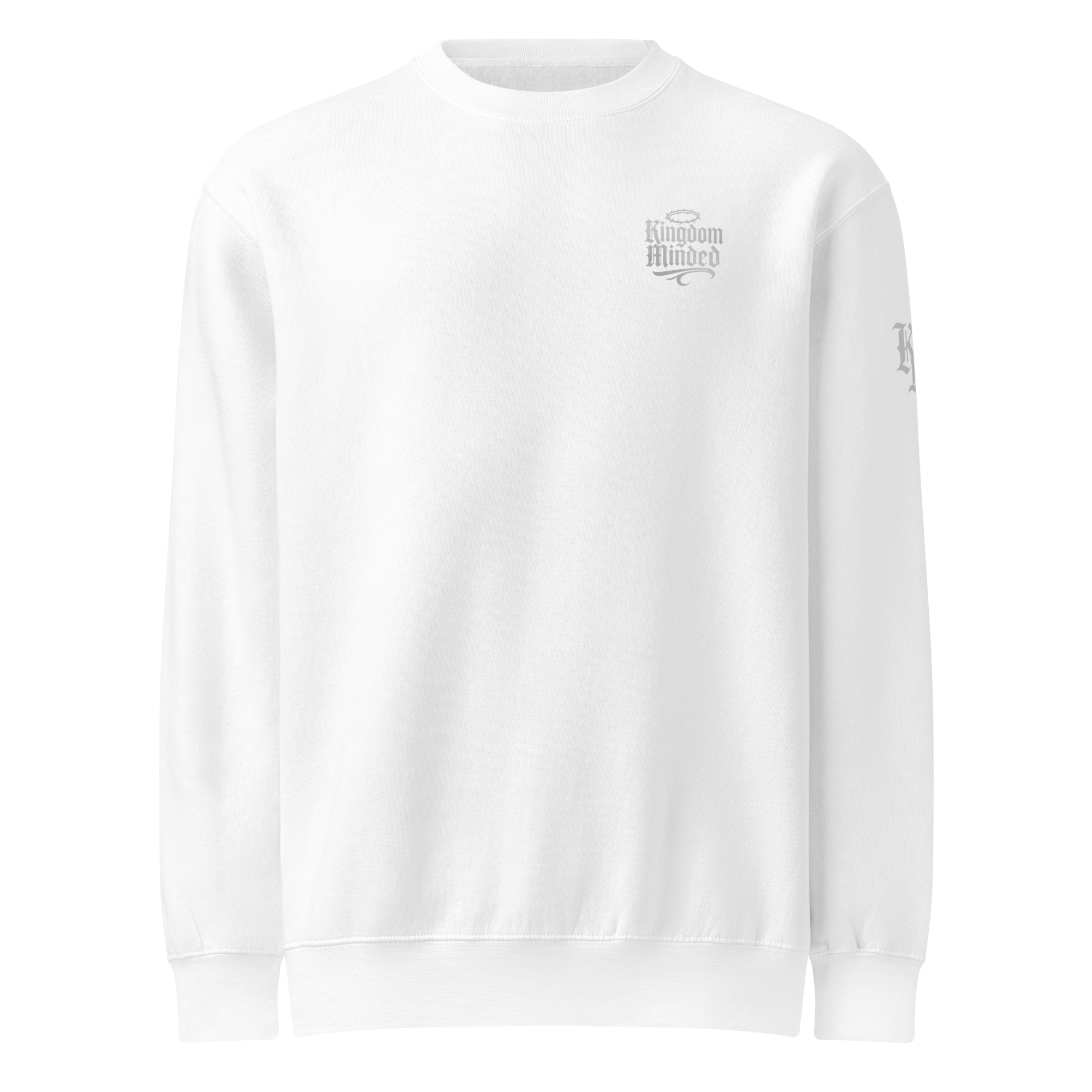 Virtuous Woman Premium Sweatshirt — white — Front