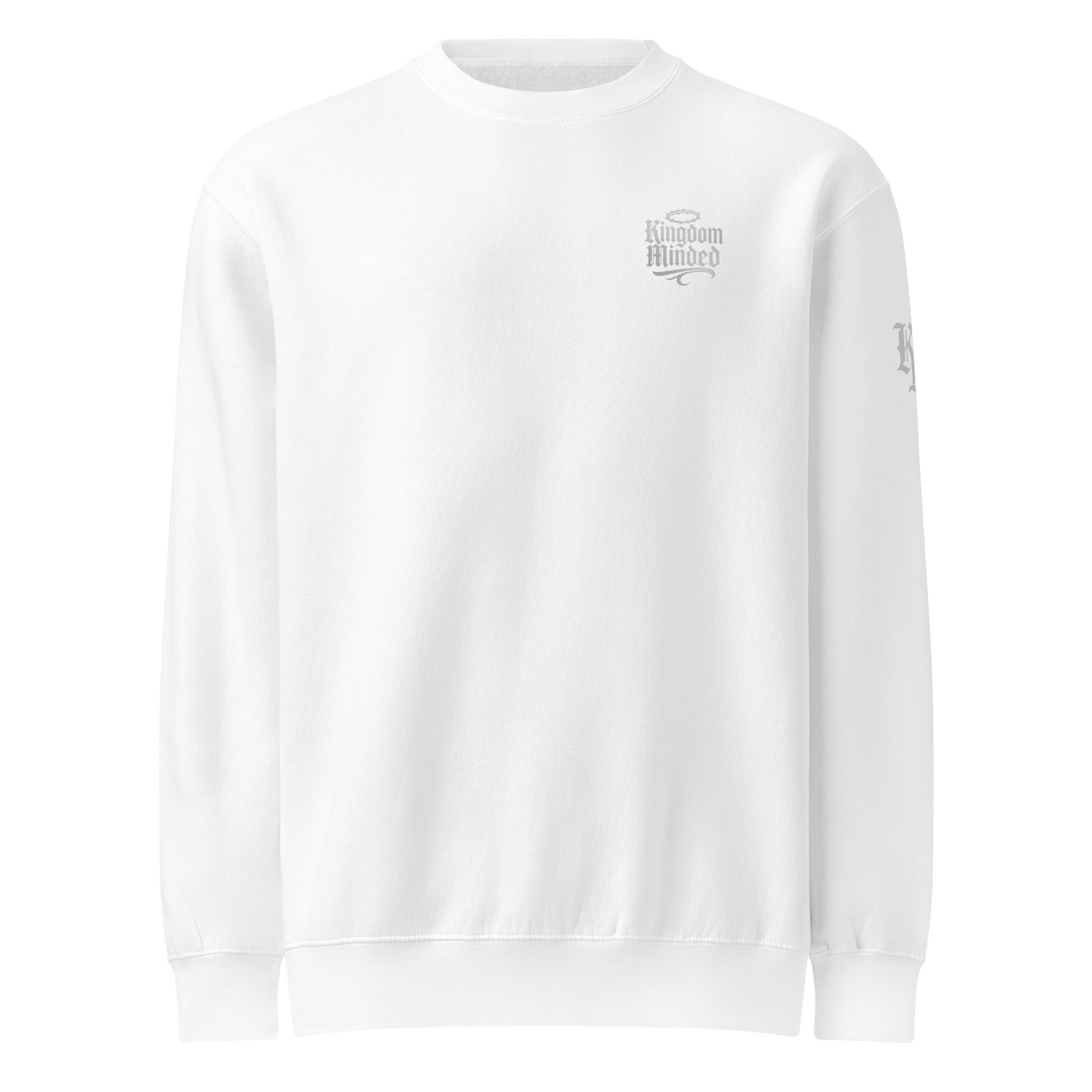 Virtuous Woman Premium Sweatshirt — white — Front