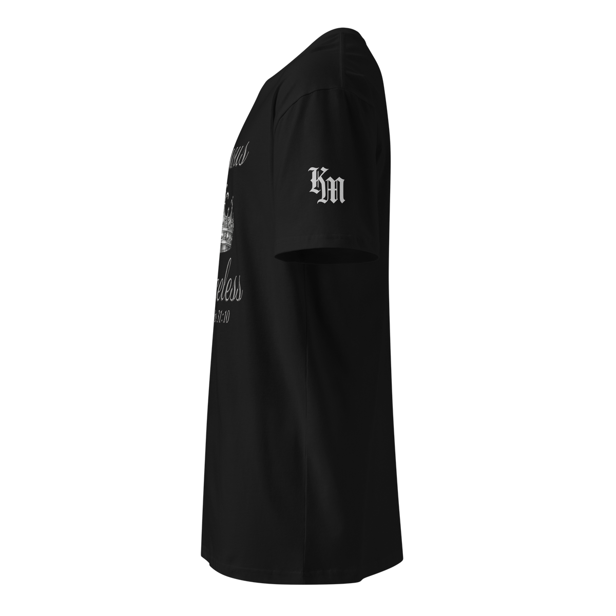 Virtuous Woman Tee — Black — Left