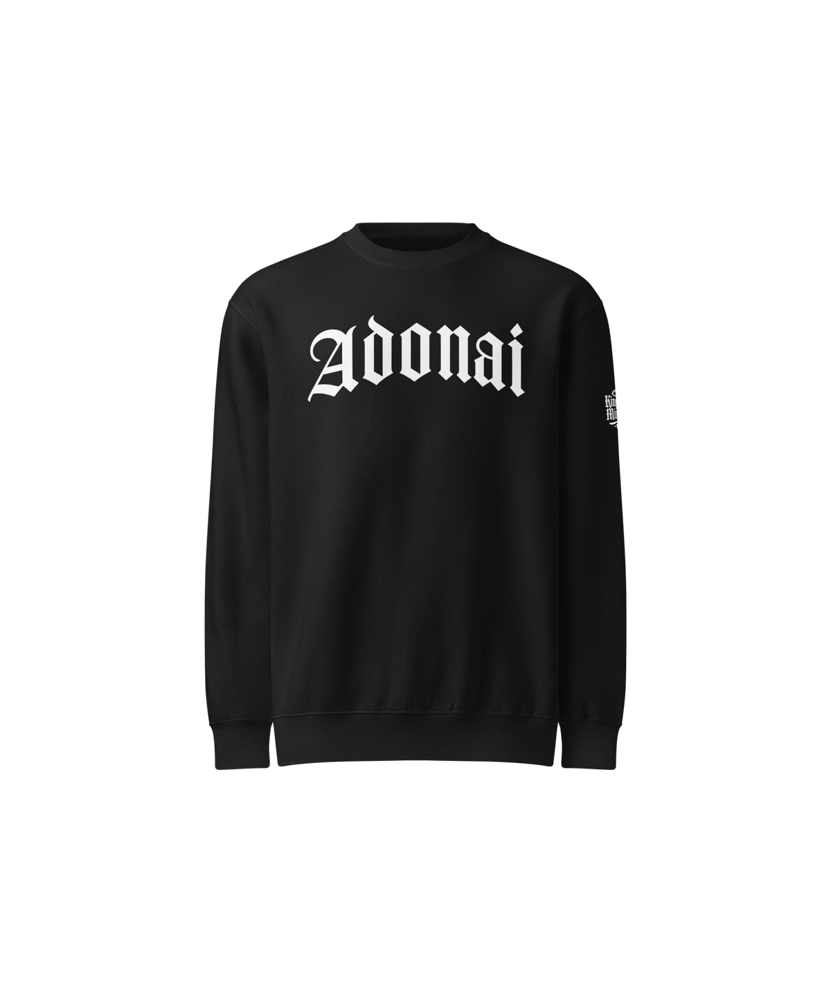 Adonai Standard Sweatshirt — black — Front