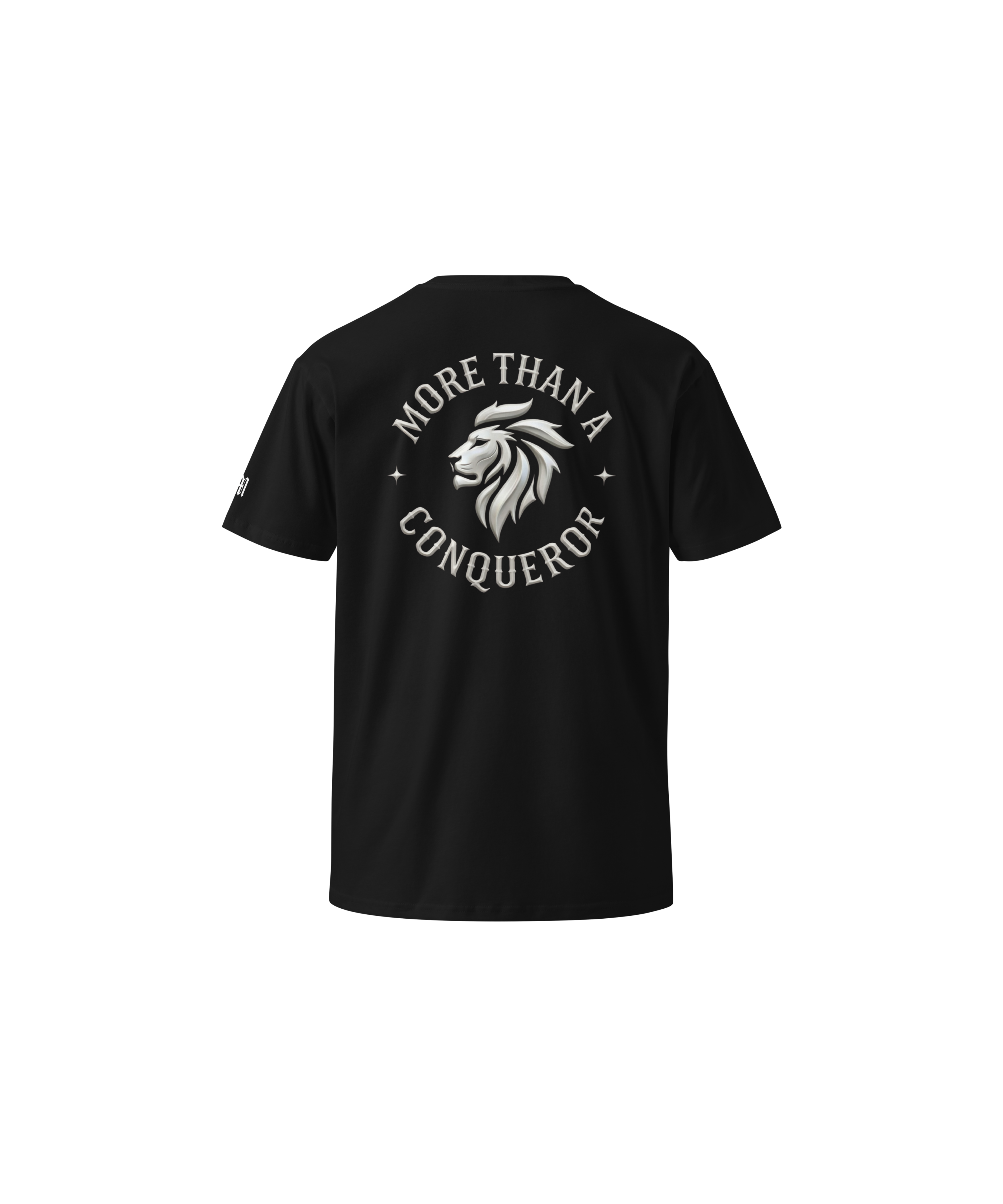 Conqueror Premium Tee — Black — Back