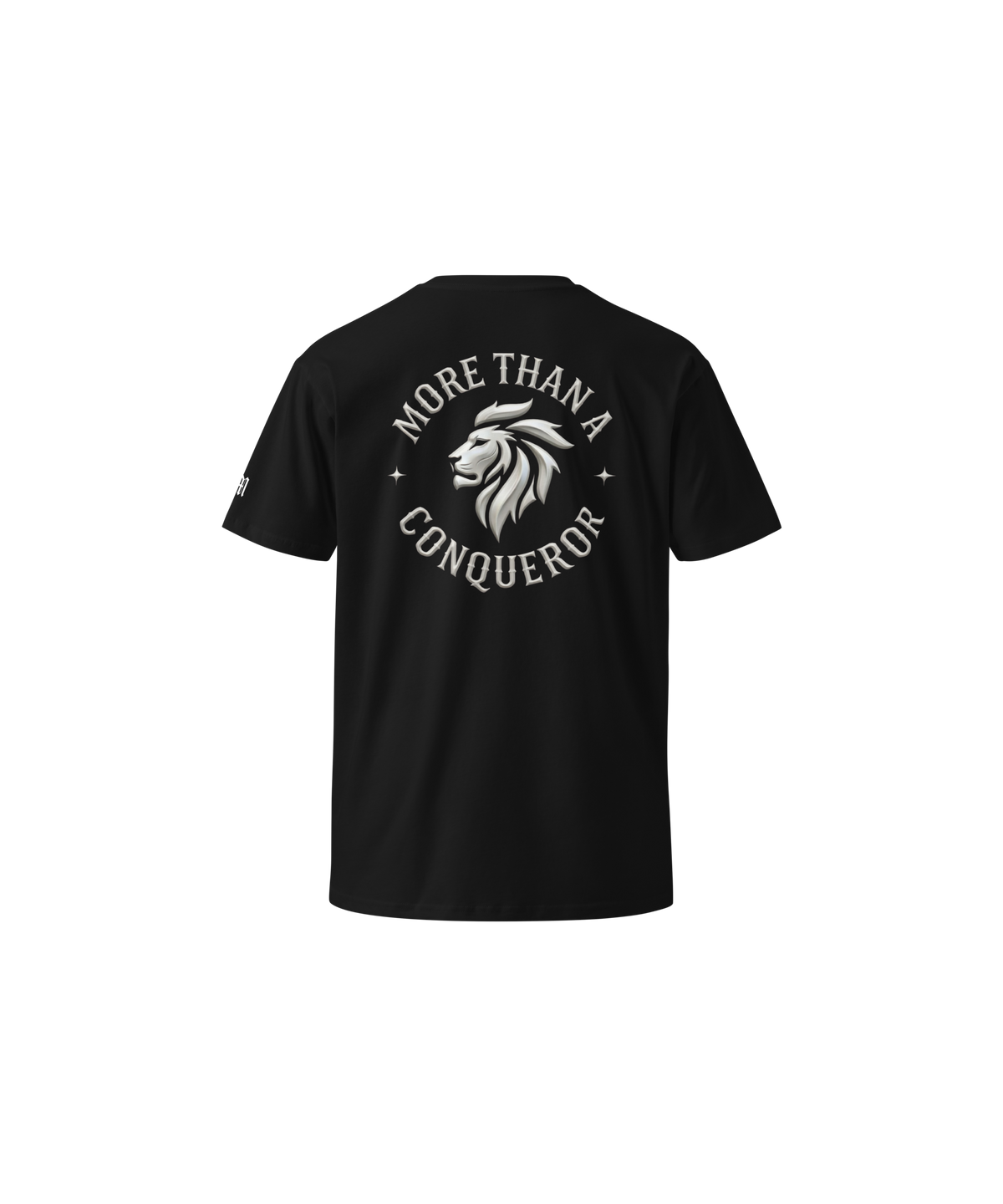 Conqueror Premium Tee — Black — Back
