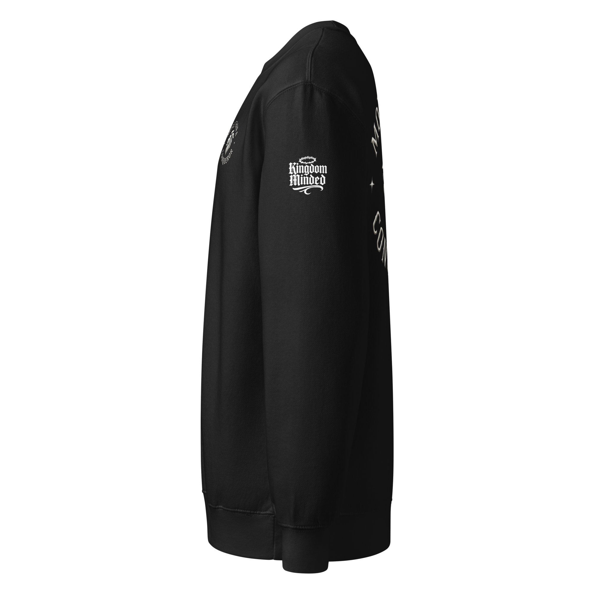 Conqueror Premium Sweatshirt — black — Left
