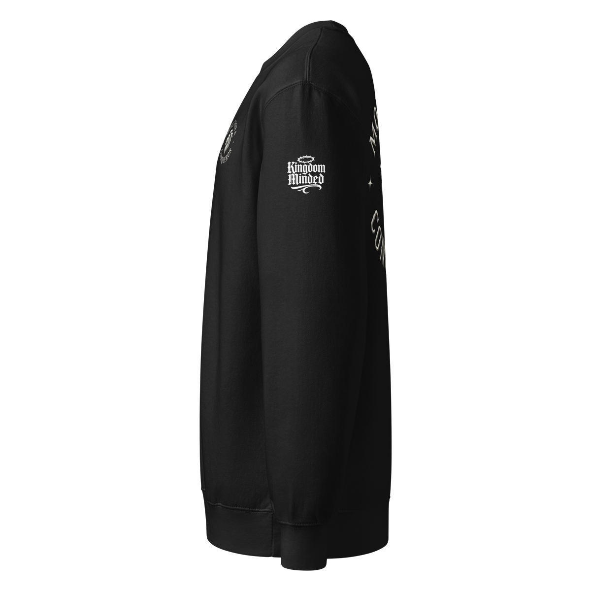 Conqueror Premium Sweatshirt — black — Left
